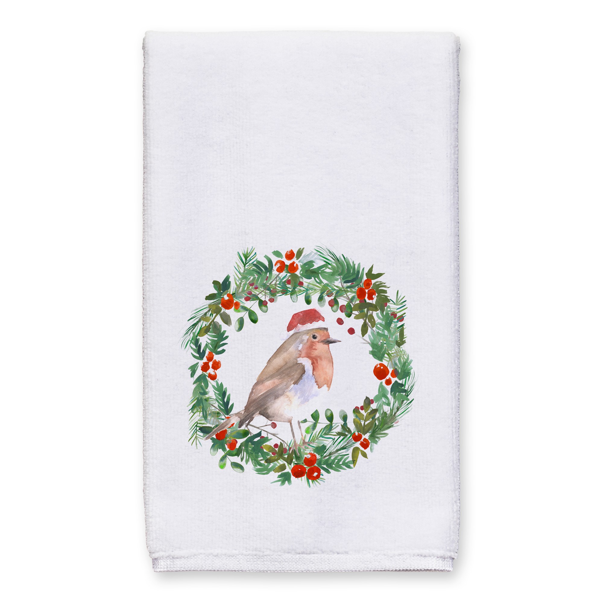 Christmas Robin 16x25 Towel