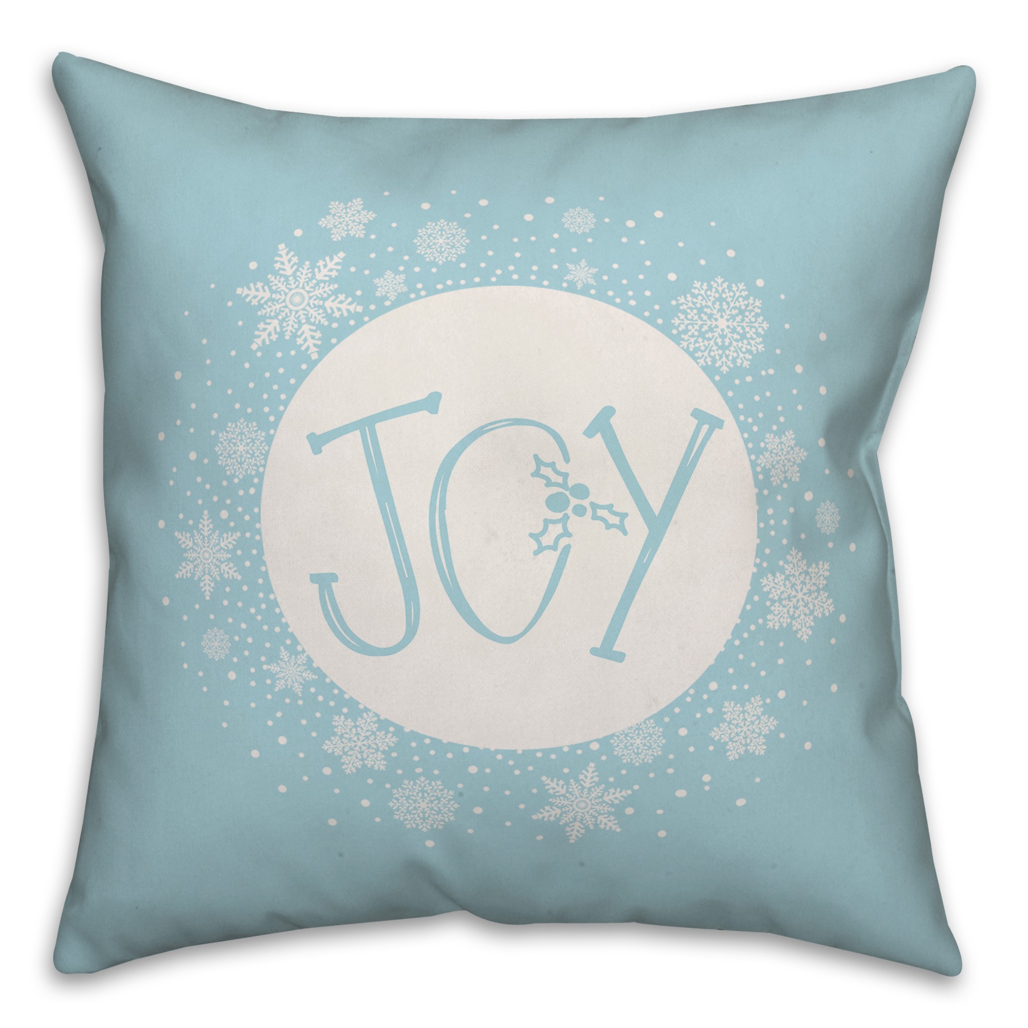 Baby Blue Joy Pillow