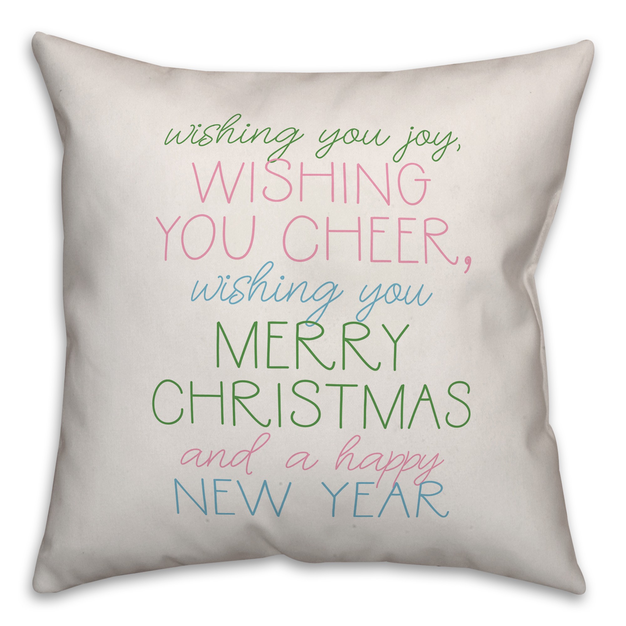 Wishing you joy and cheer Pillow
