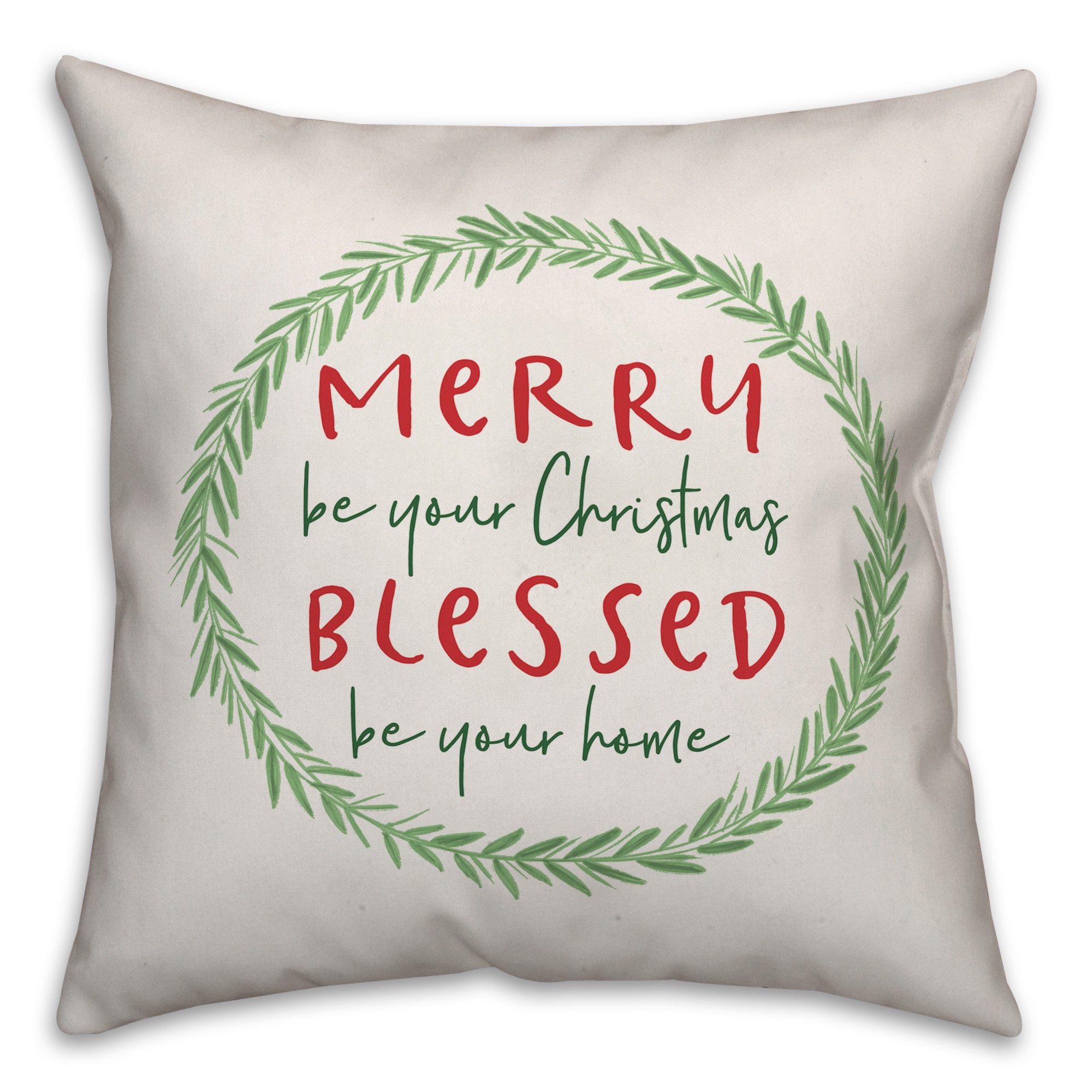 Merry Blessed Pillow