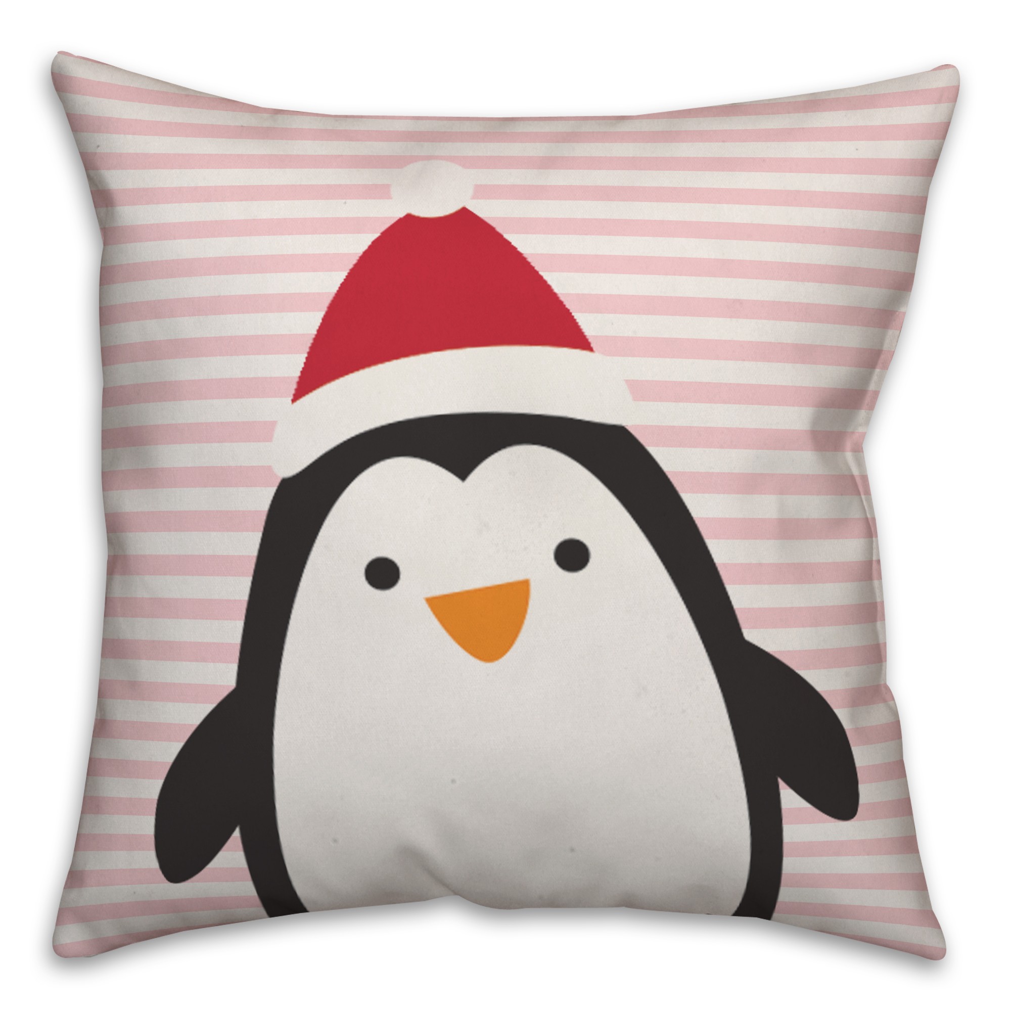 Penguin with stripes Pillow