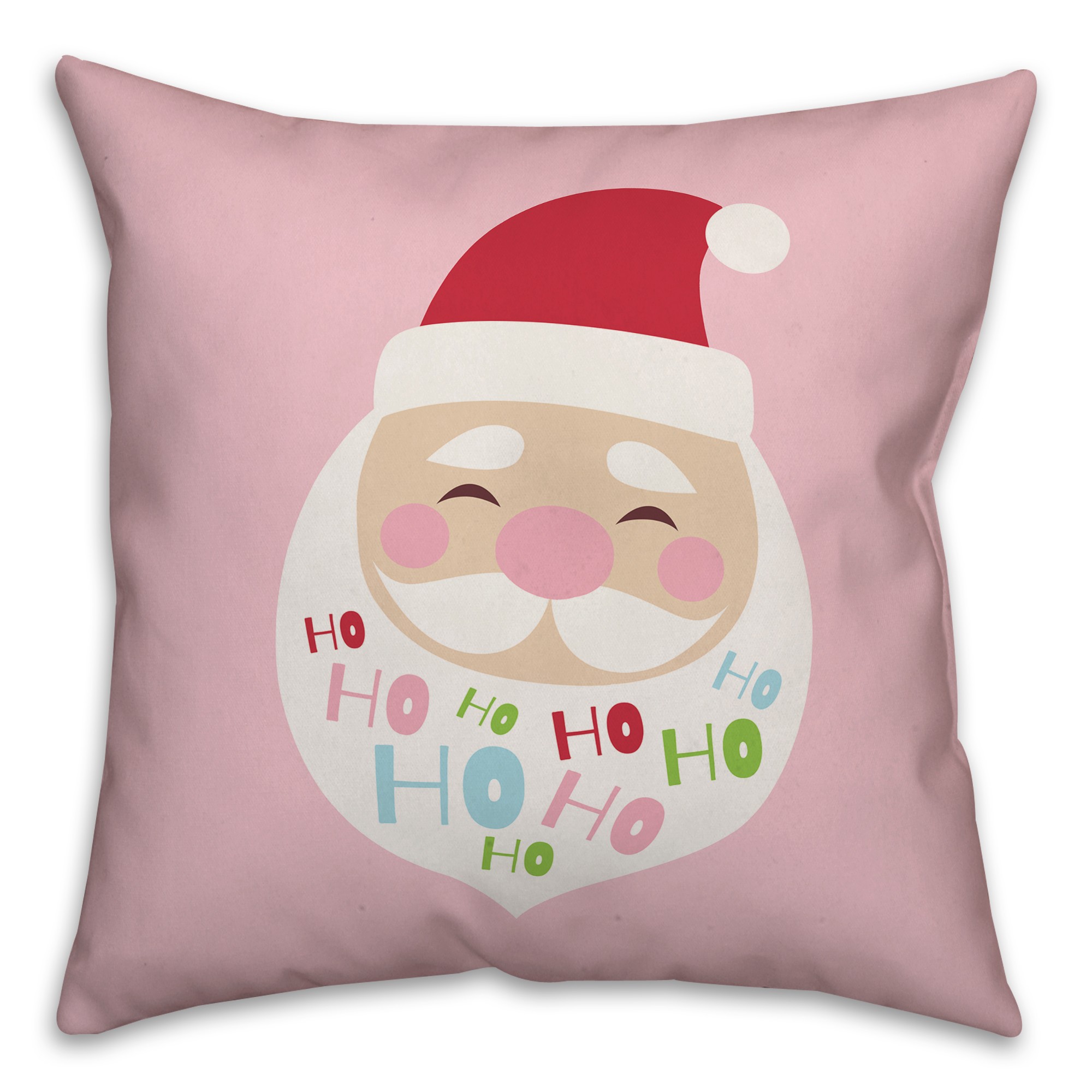 Pink Santa Pillow