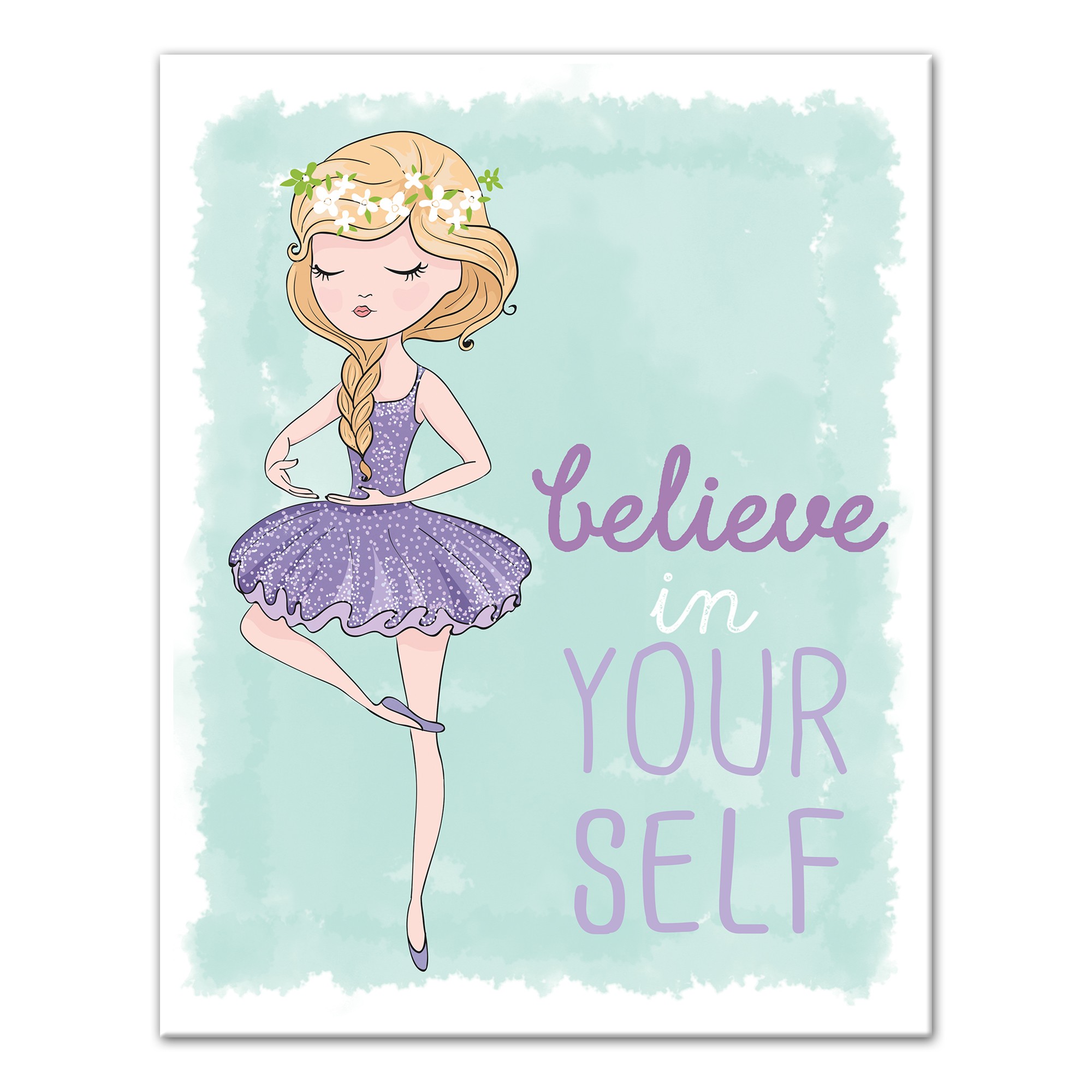 Believe In Yourself 11x14 Canvas Wall Art