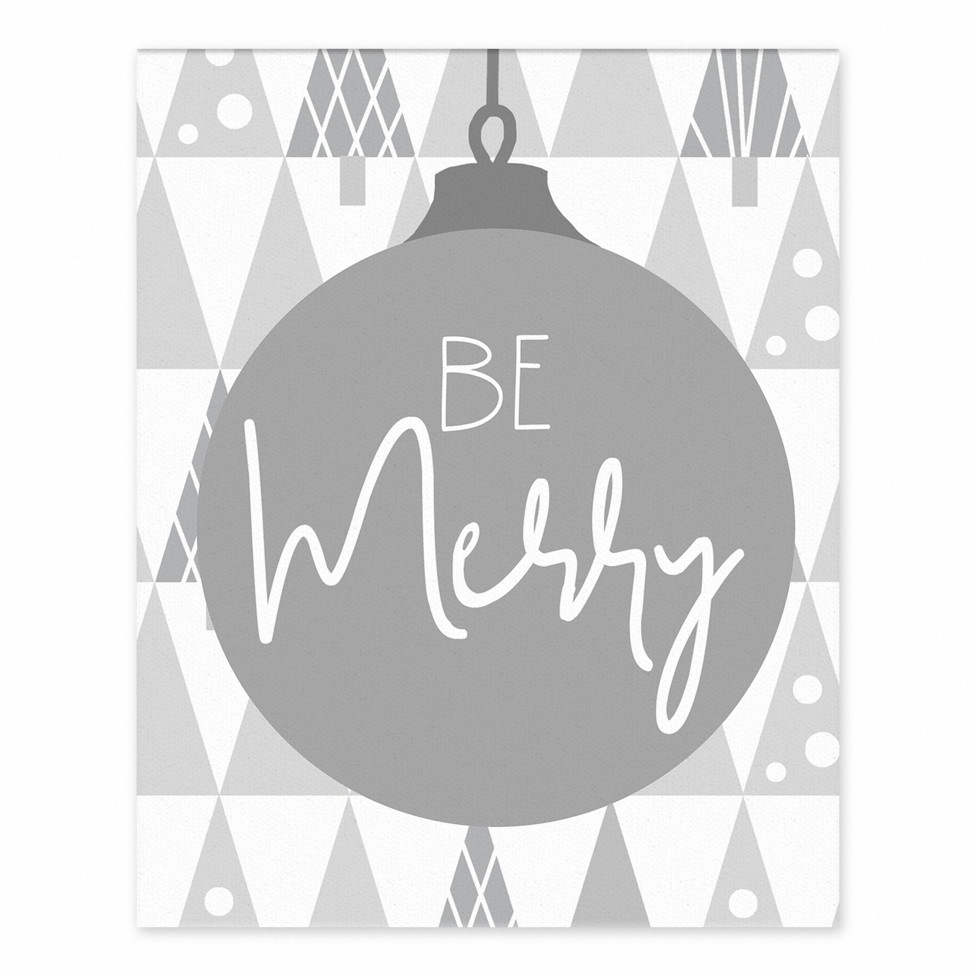 Be Merry 8x10 Tabletop Canvas