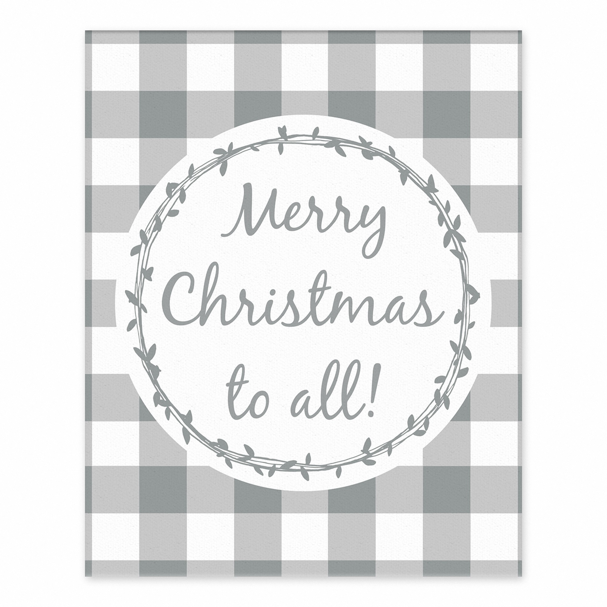 Merry Christmas to all 8x10 Tabletop Canvas