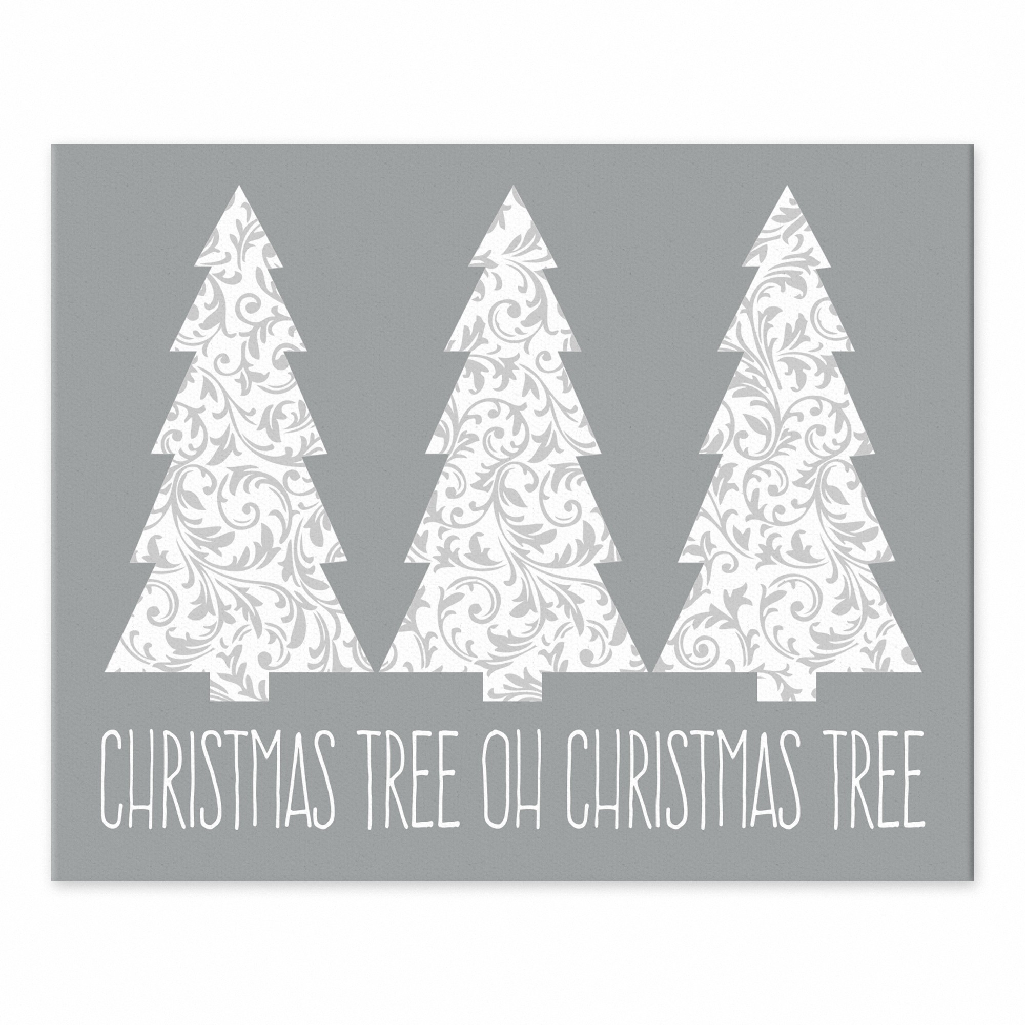 Christmas Tree Oh Christmas Tree 8x10 Tabletop Canvas