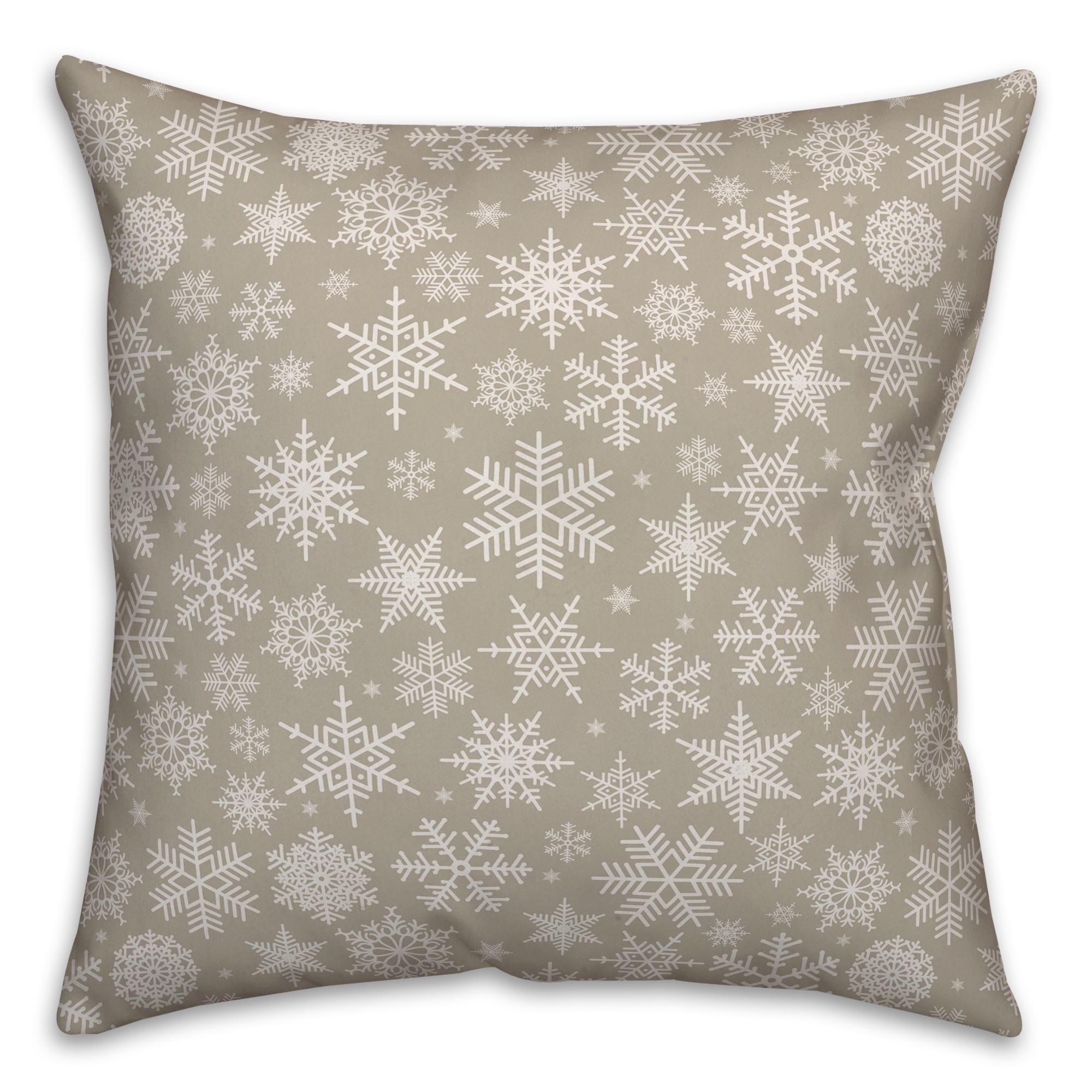 Snowflake Pattern Pillow