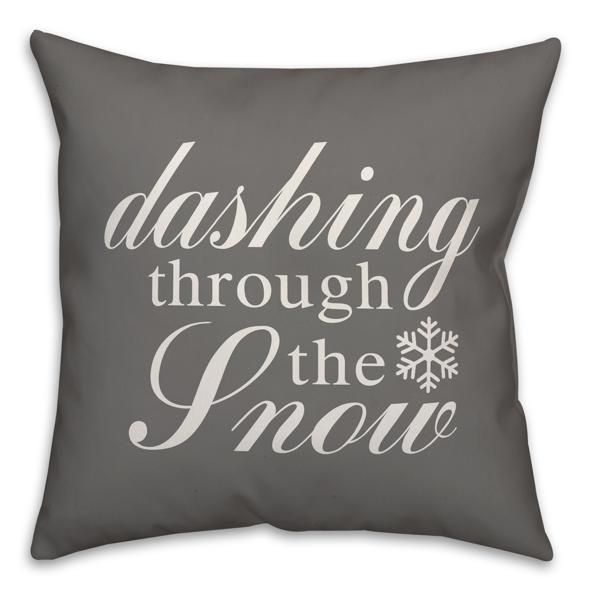 Dashing Through The Snow Pillow