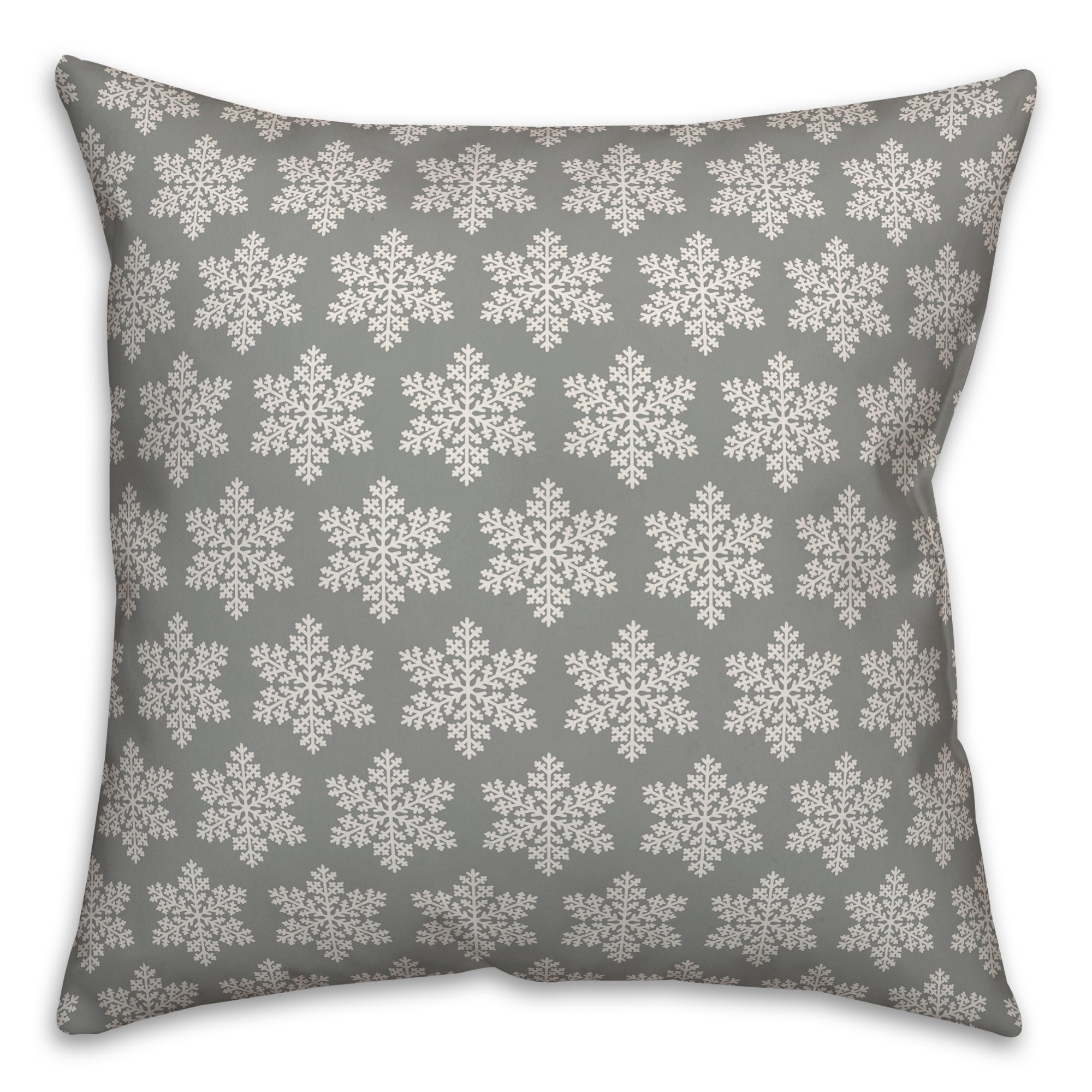 Snowflake Pattern Pillow