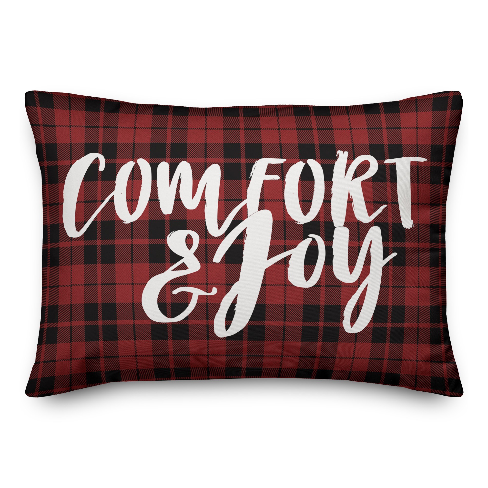 Plaid Comfort & Joy Pillow