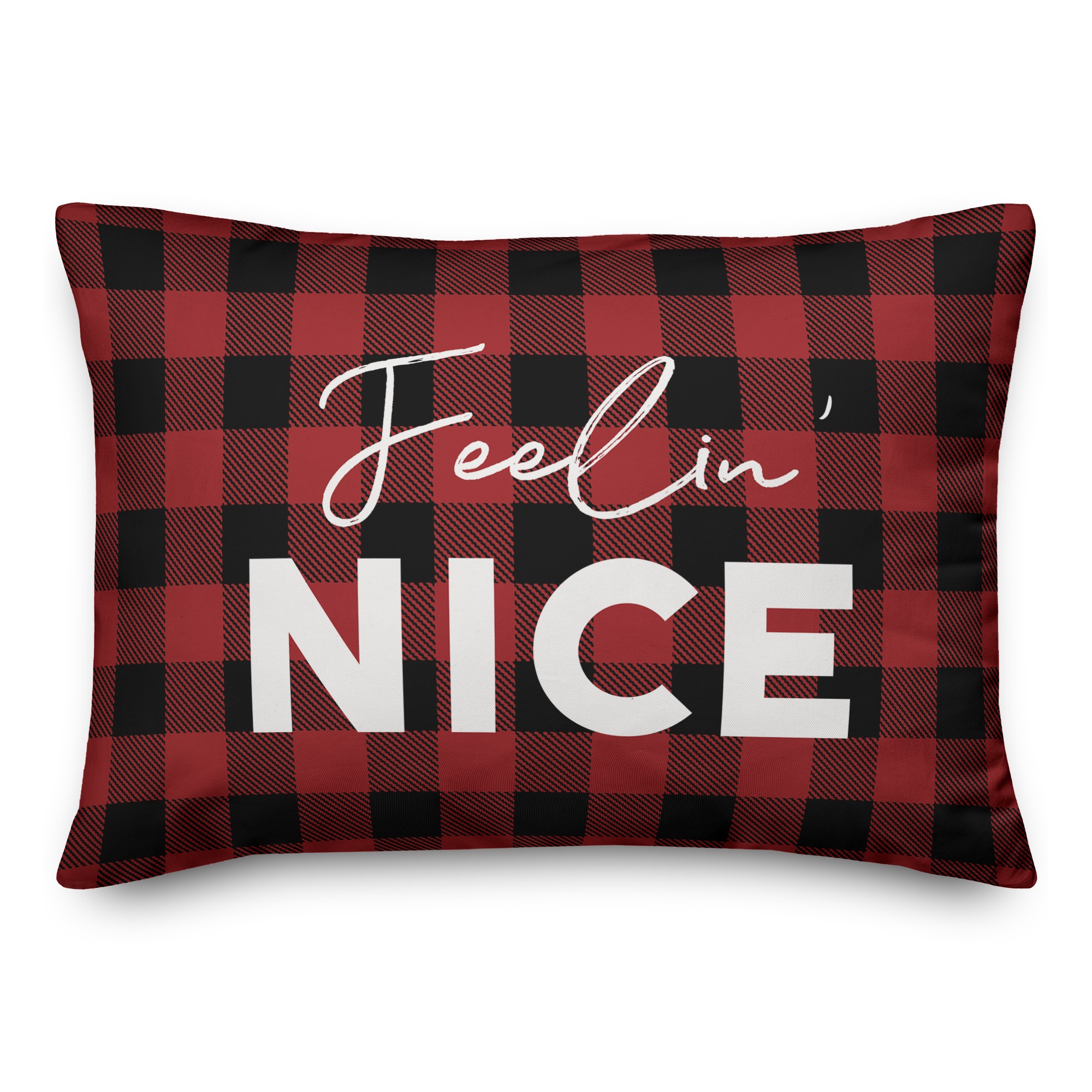 Plaid Feelin' Nice Pillow