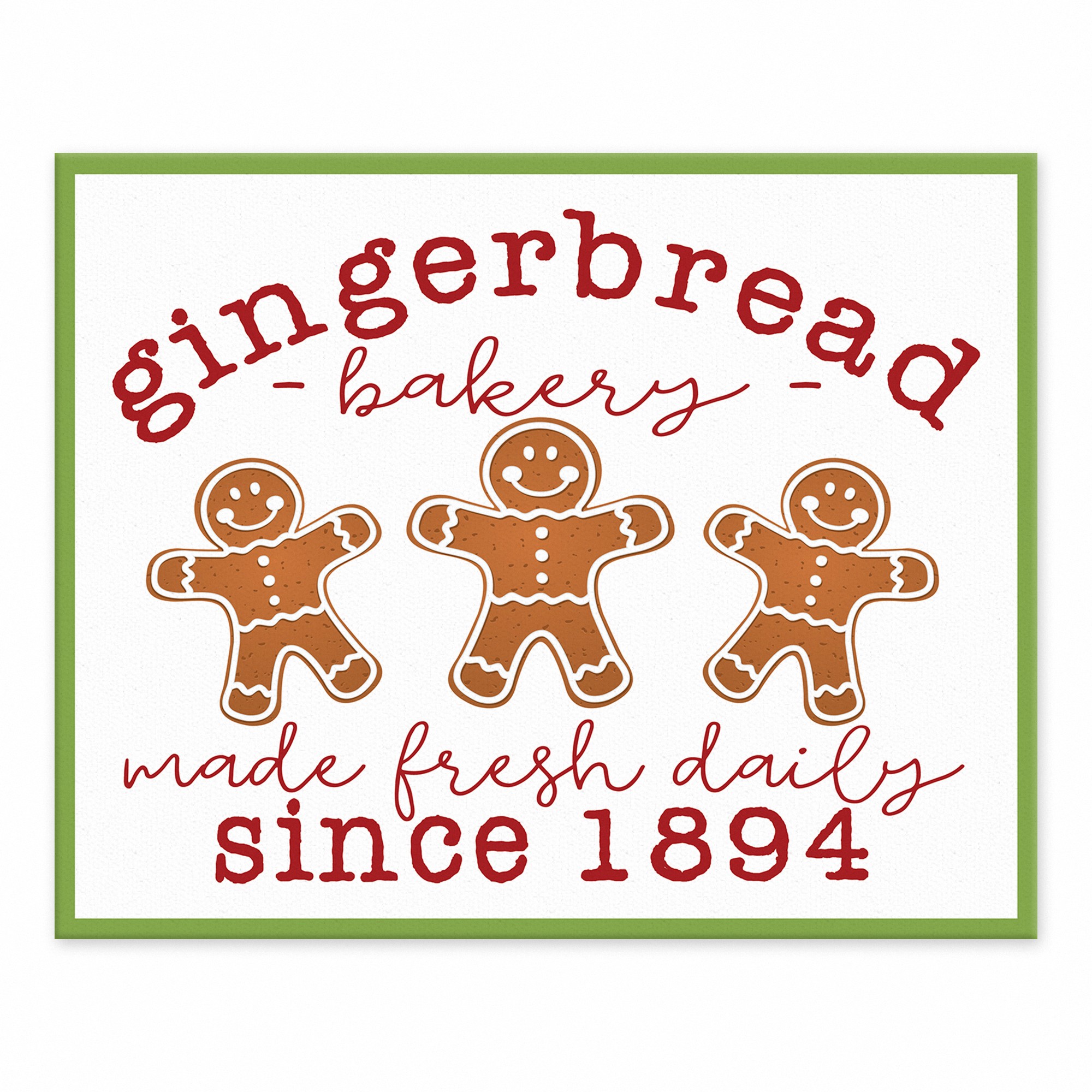 Gingerbread Blessings 8x10 Tabletop Canvas