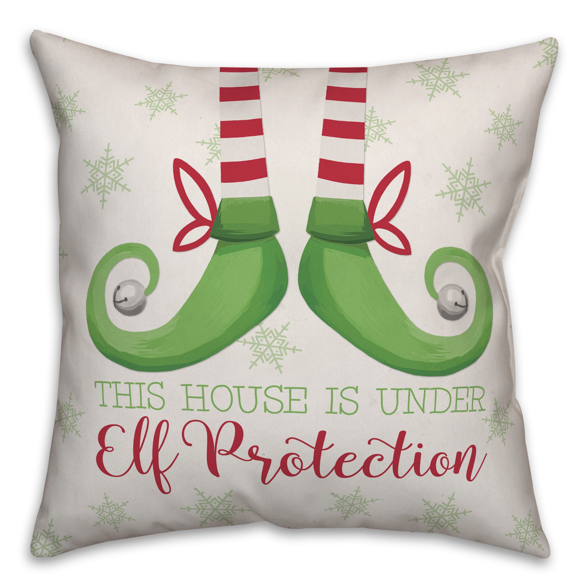 This House Is Under Elf Protection Pillow