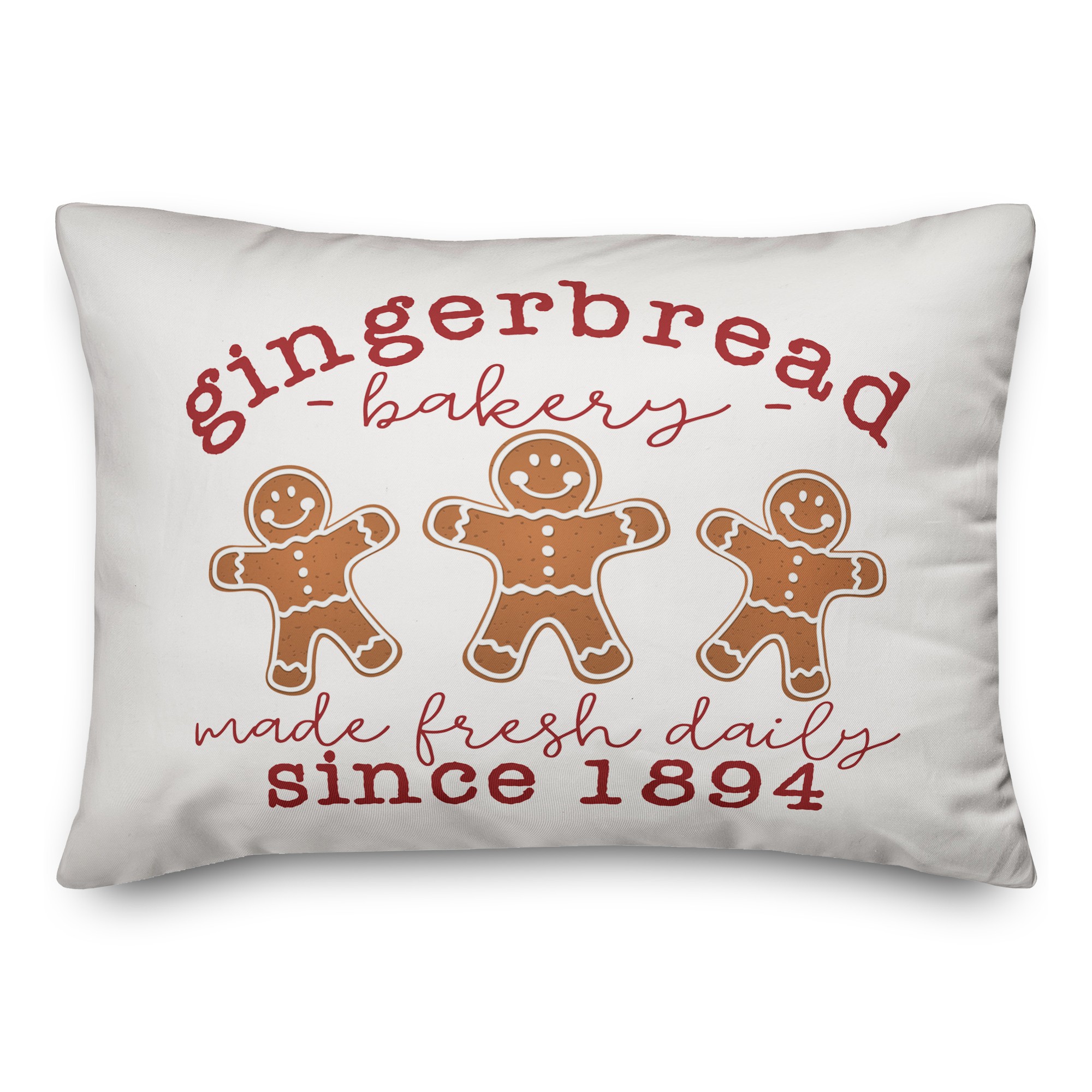 Gingerbread Bakery Pillow