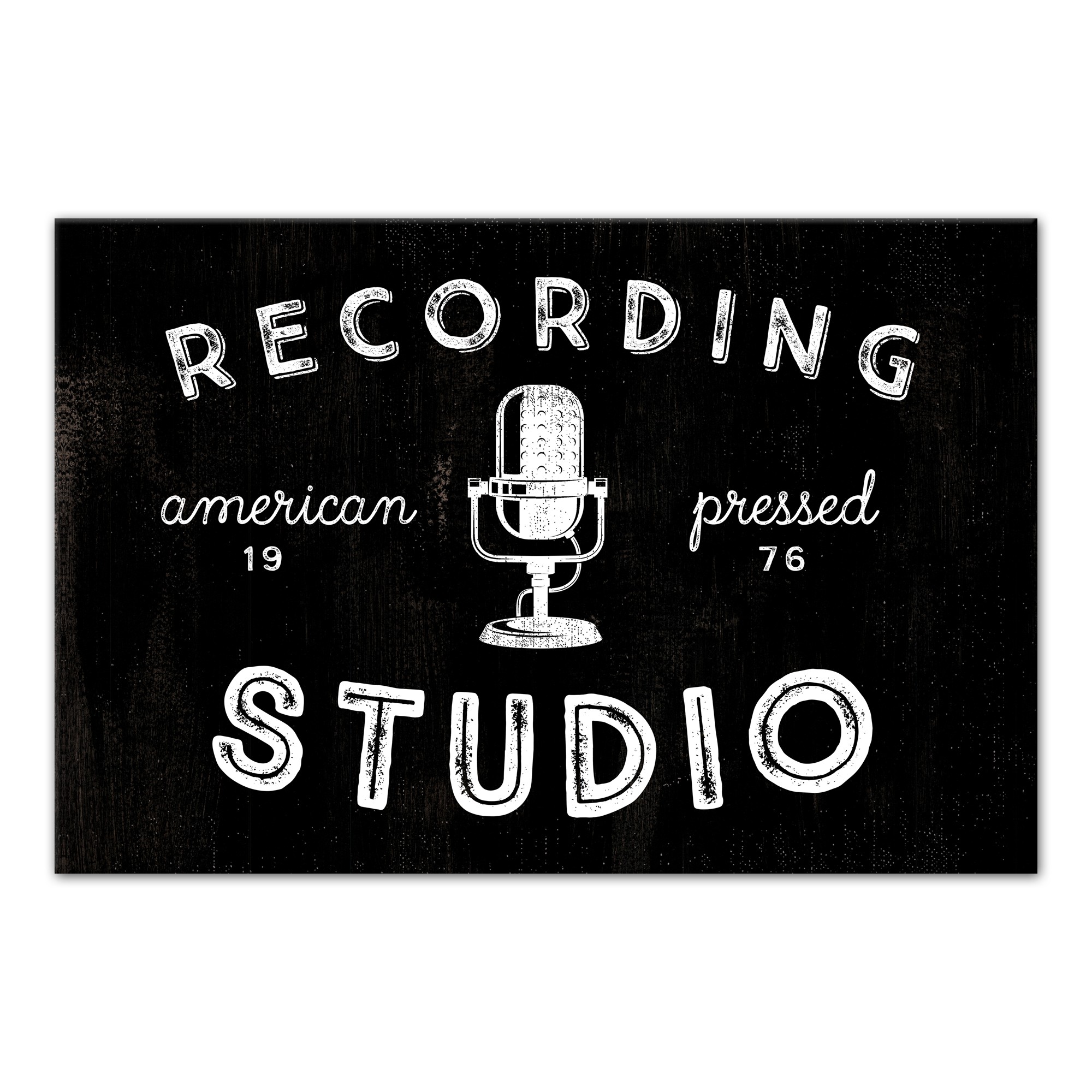 Recording Studio 16x24 Canvas Wall Art