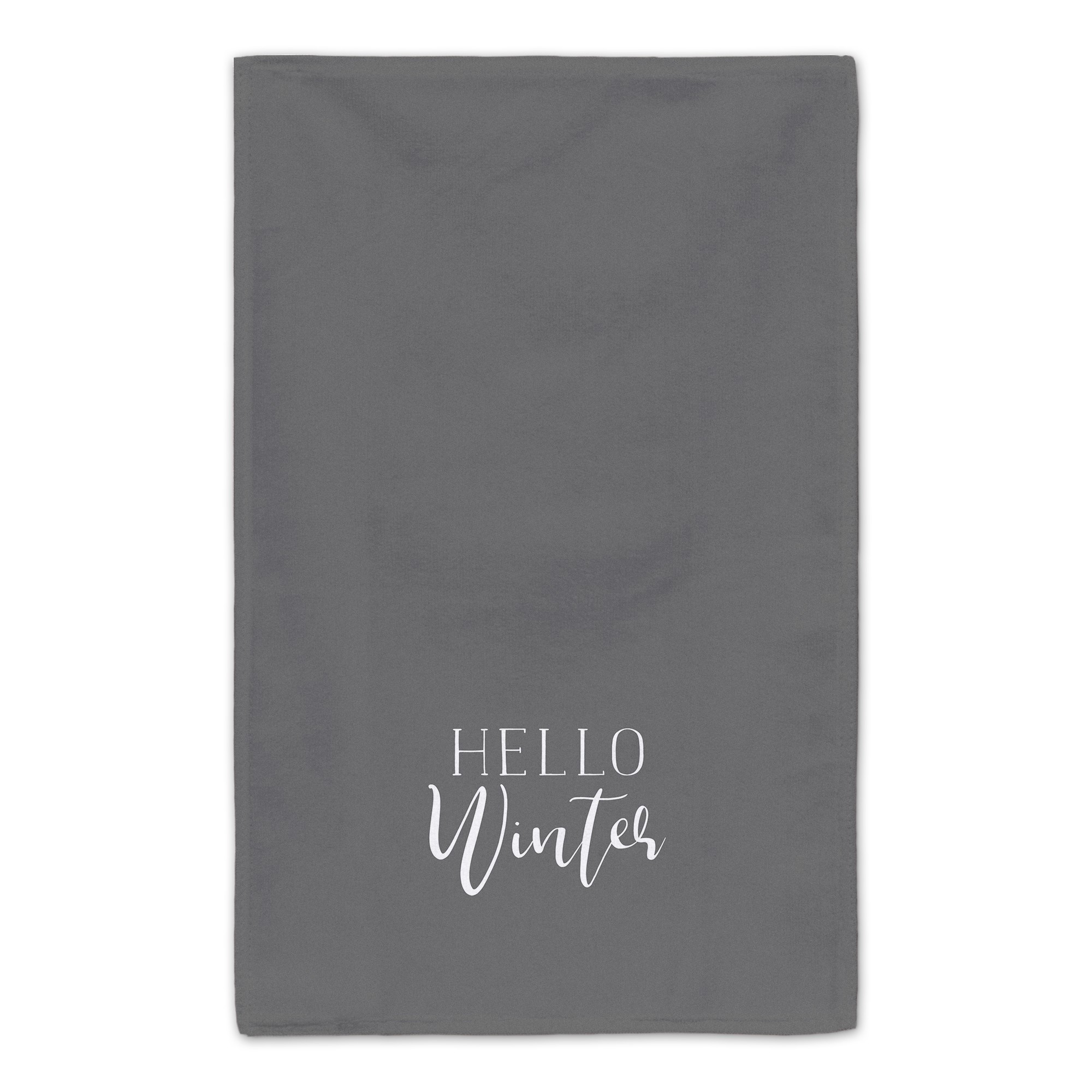 Hello Winter 16x25 Towel