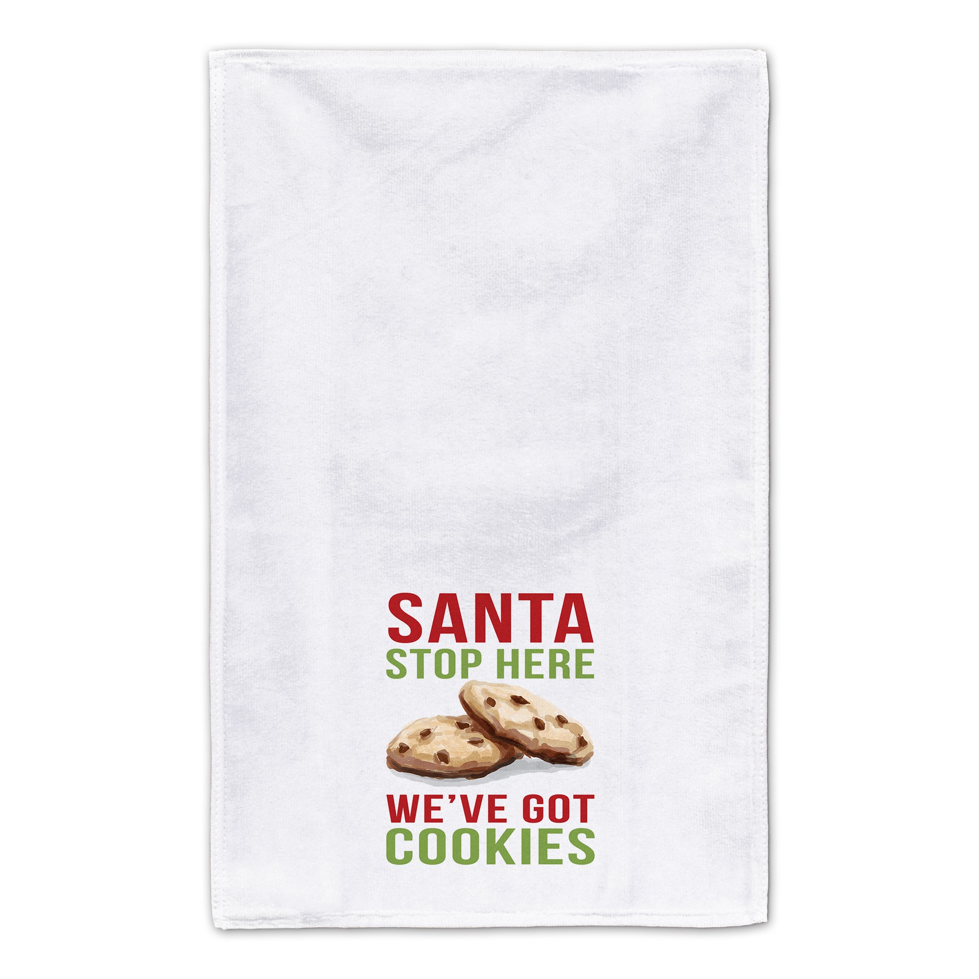 Santa, We've Got Cookies 16x25 Towel