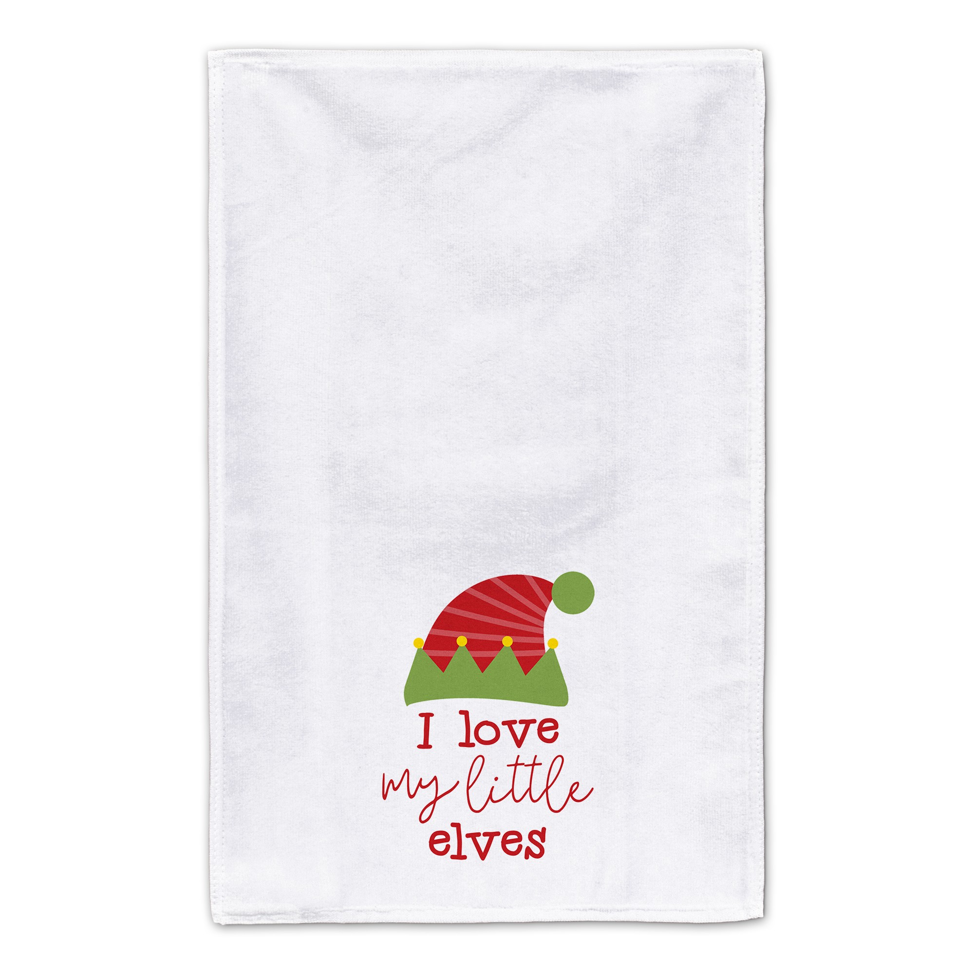 I Love my Little Elves 16x25 Towel