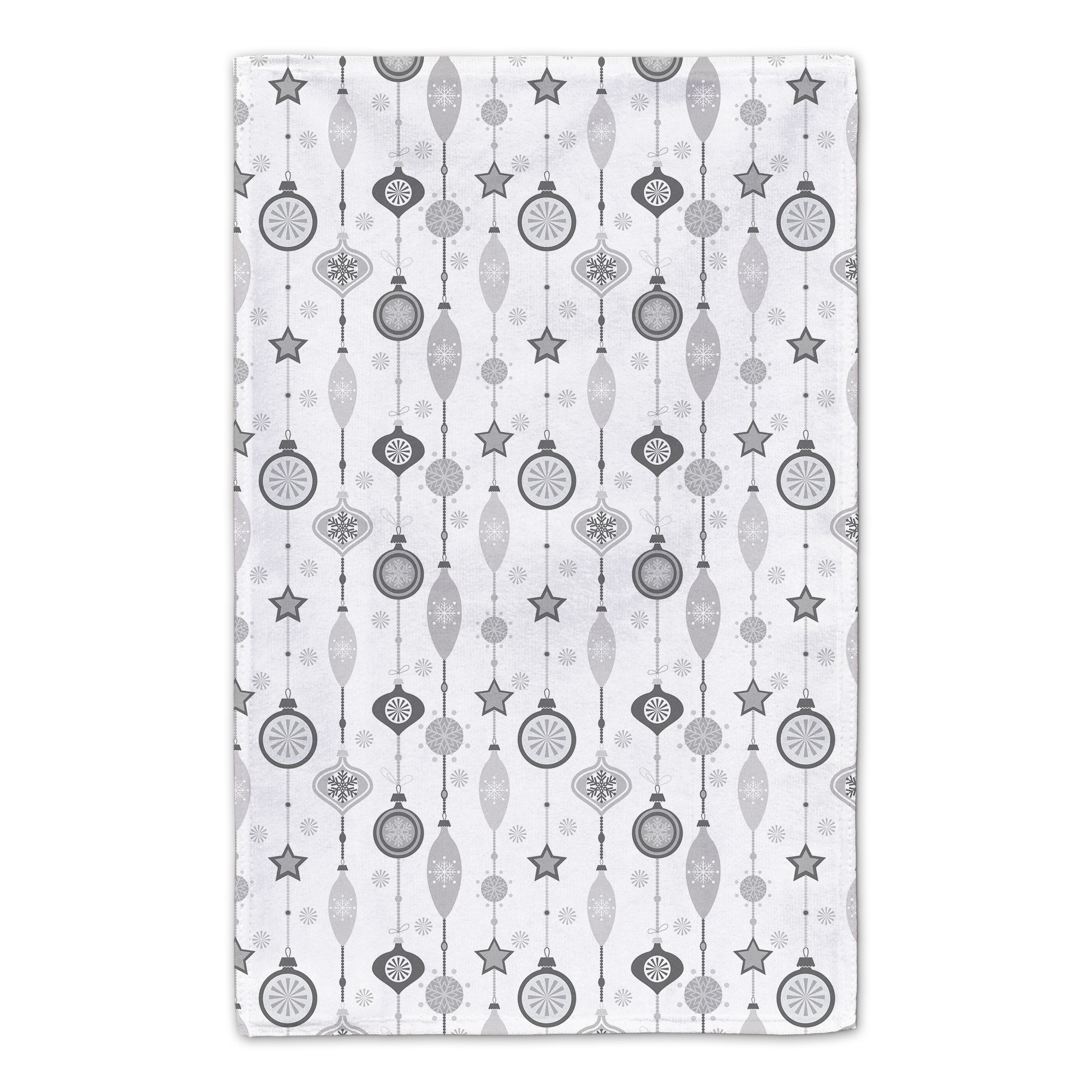 Ornament Pattern - White 16x25 Towel