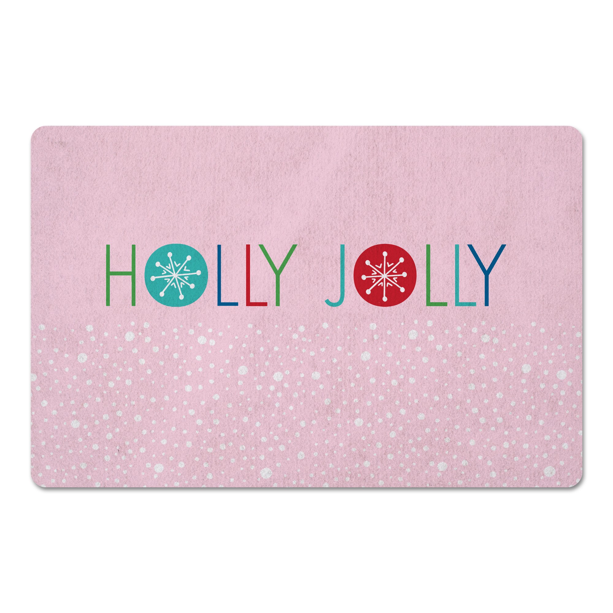 Holly Jolly 27x18 Floor Mat