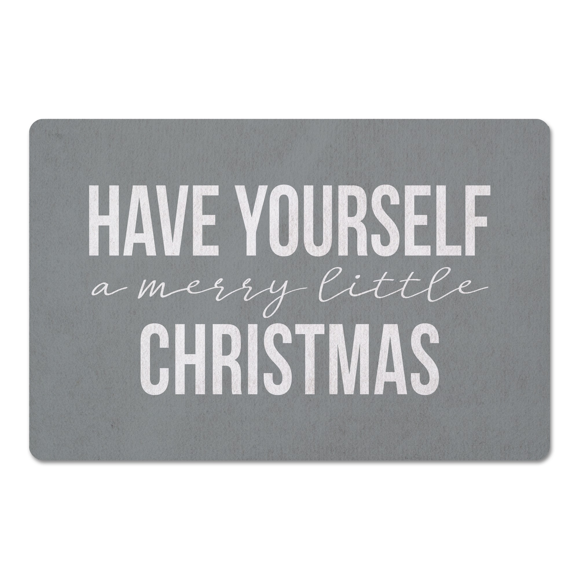 A Merry Little Christmas 27x18 Floor Mat