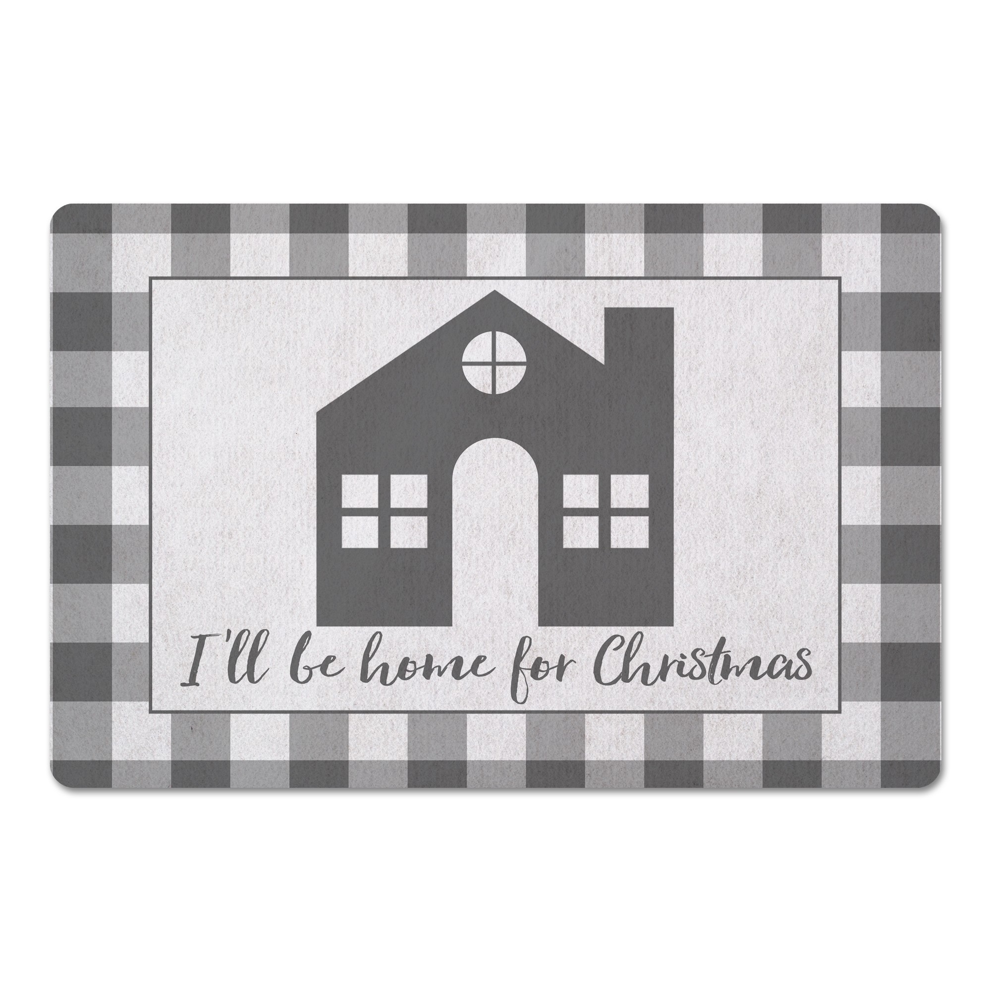 Home for Christmas 27x18 Floor Mat