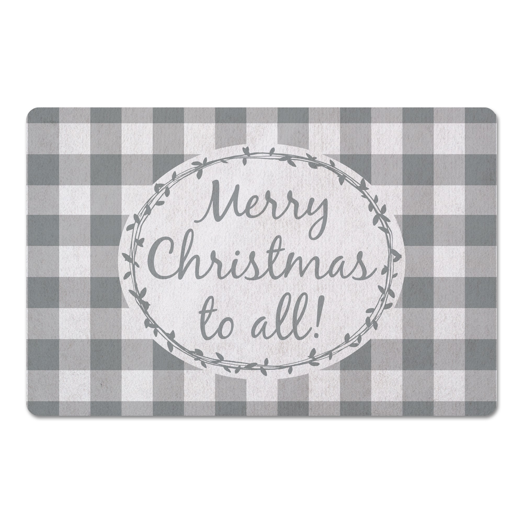 Merry Christmas to All 27x18 Floor Mat