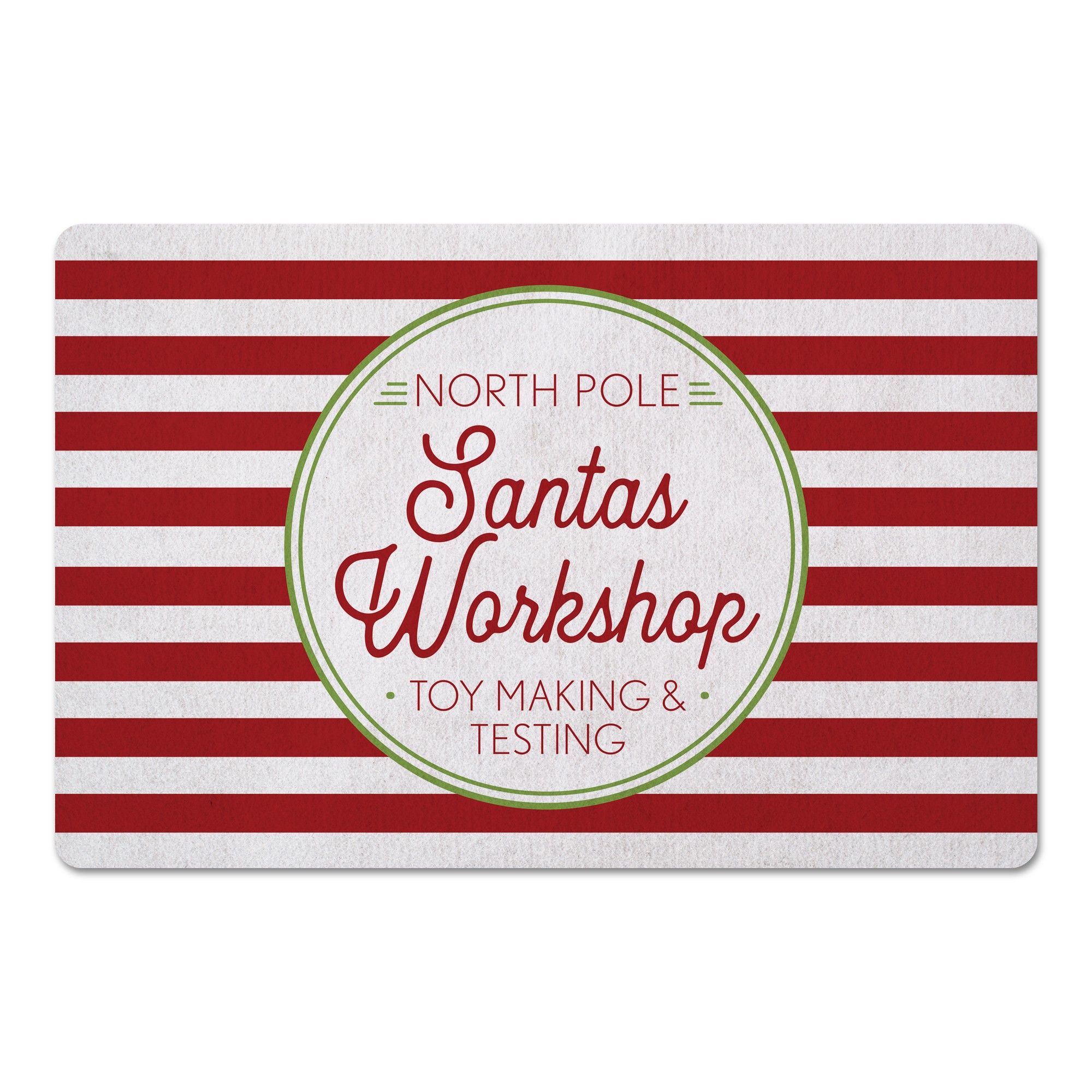 Santas Workshop 27x18 Floor Mat