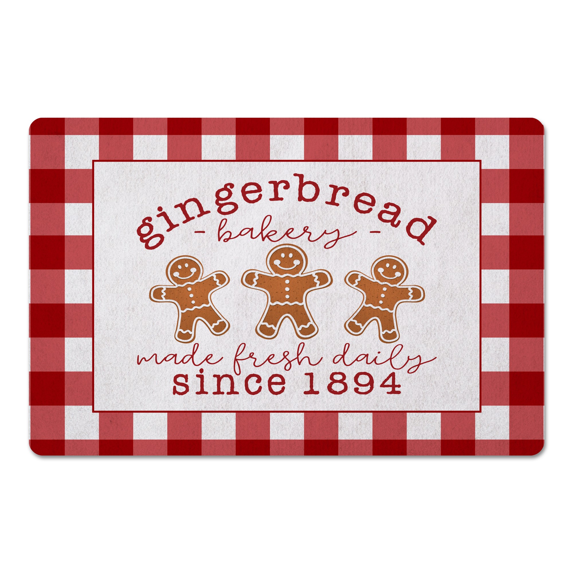 Gingerbread Bakery 27x18 Floor Mat