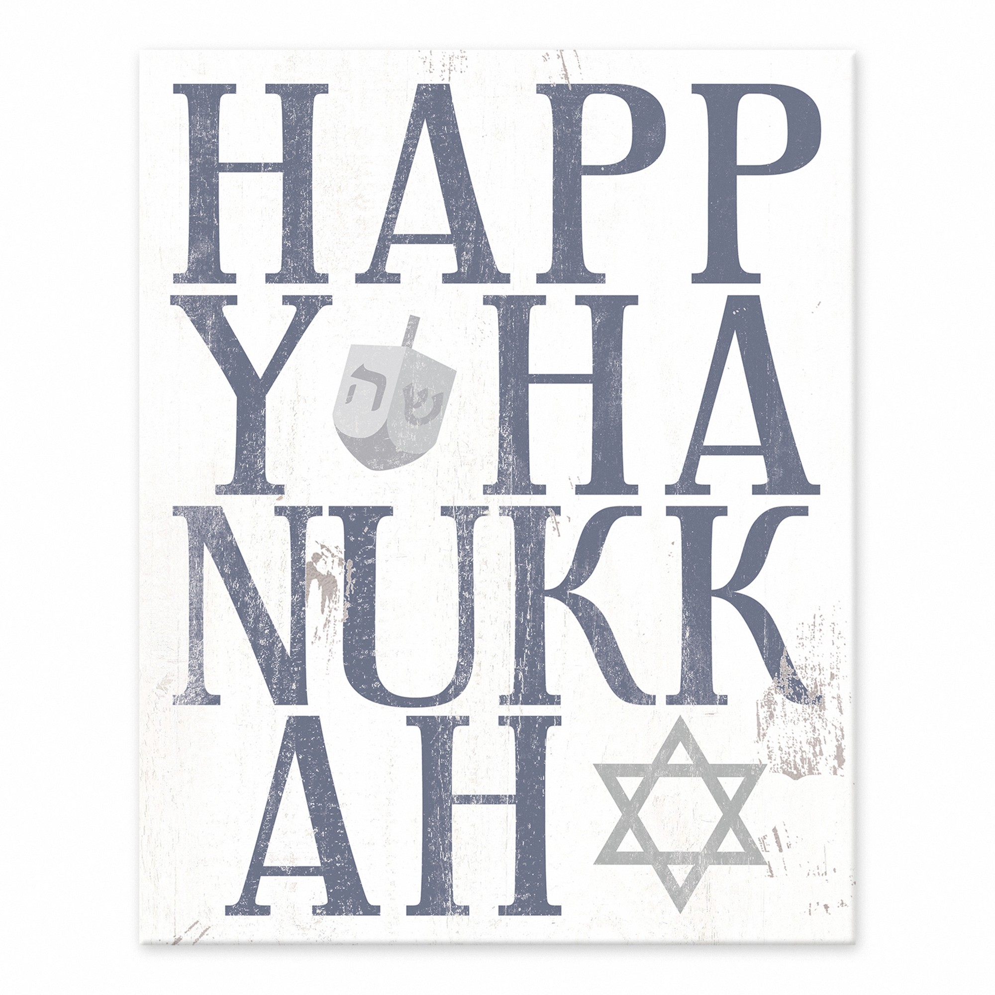 Happy Hanukkah 8x10 Tabletop Canvas