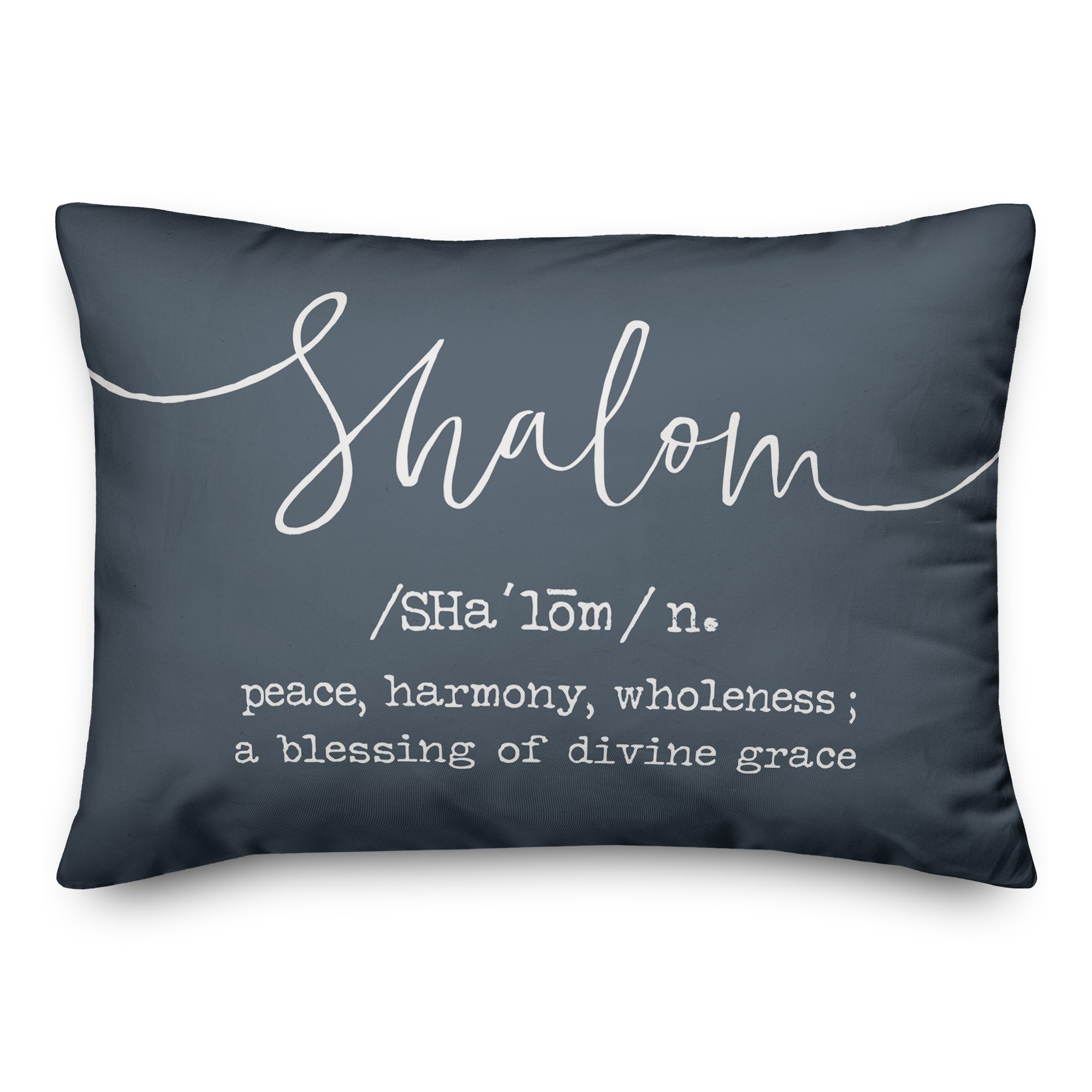 Shalom Definition Pillow