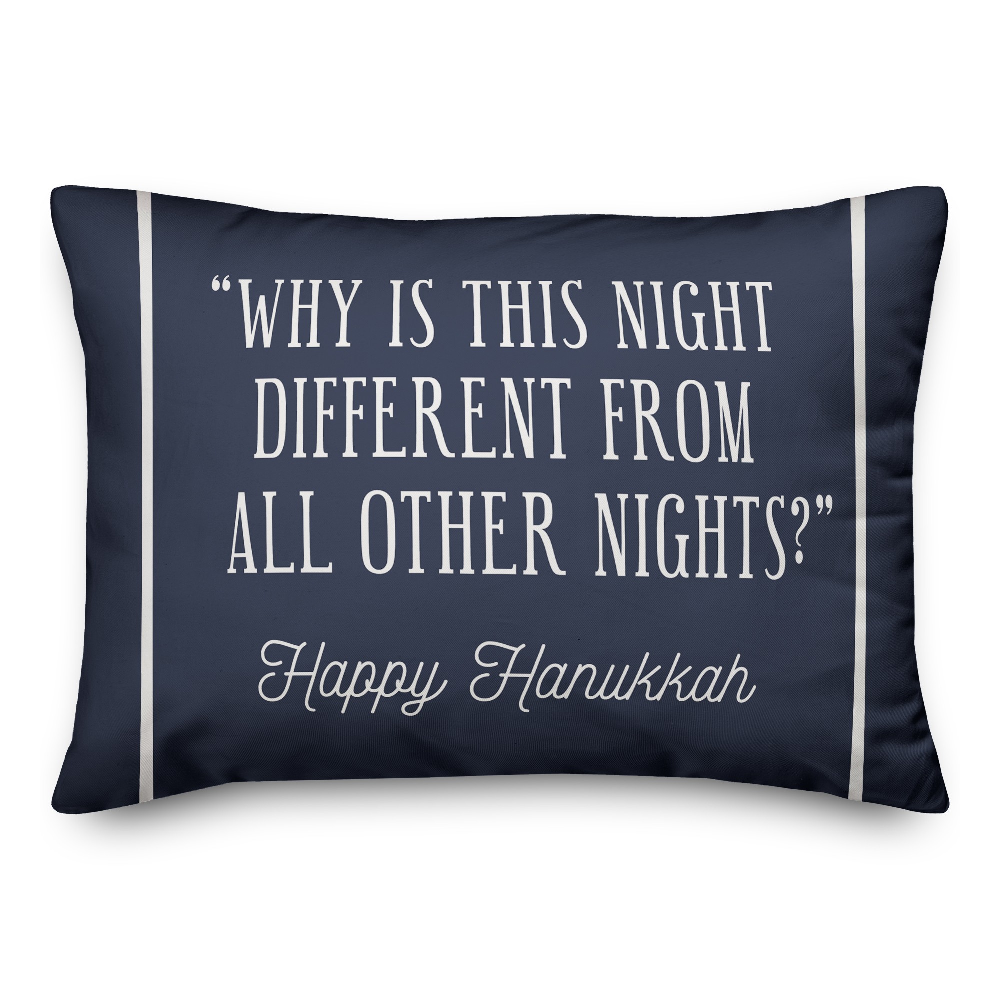 Why is this Night Different Pillow