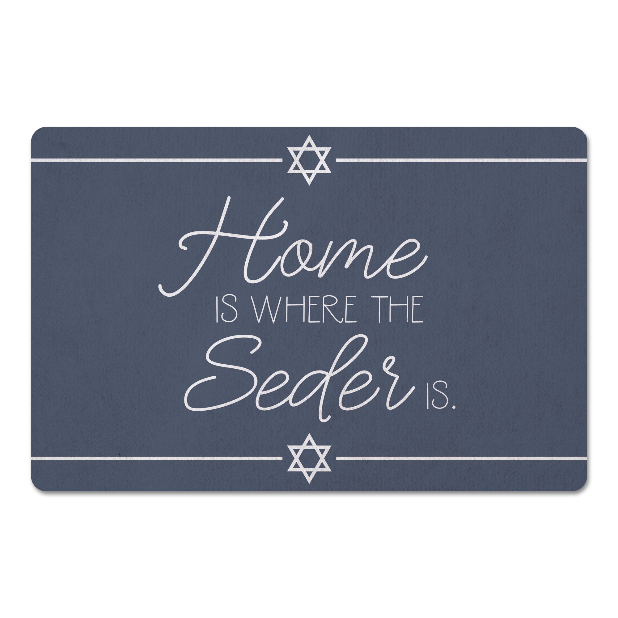 Home is Where the Seder Is 27x18 Floor Mat