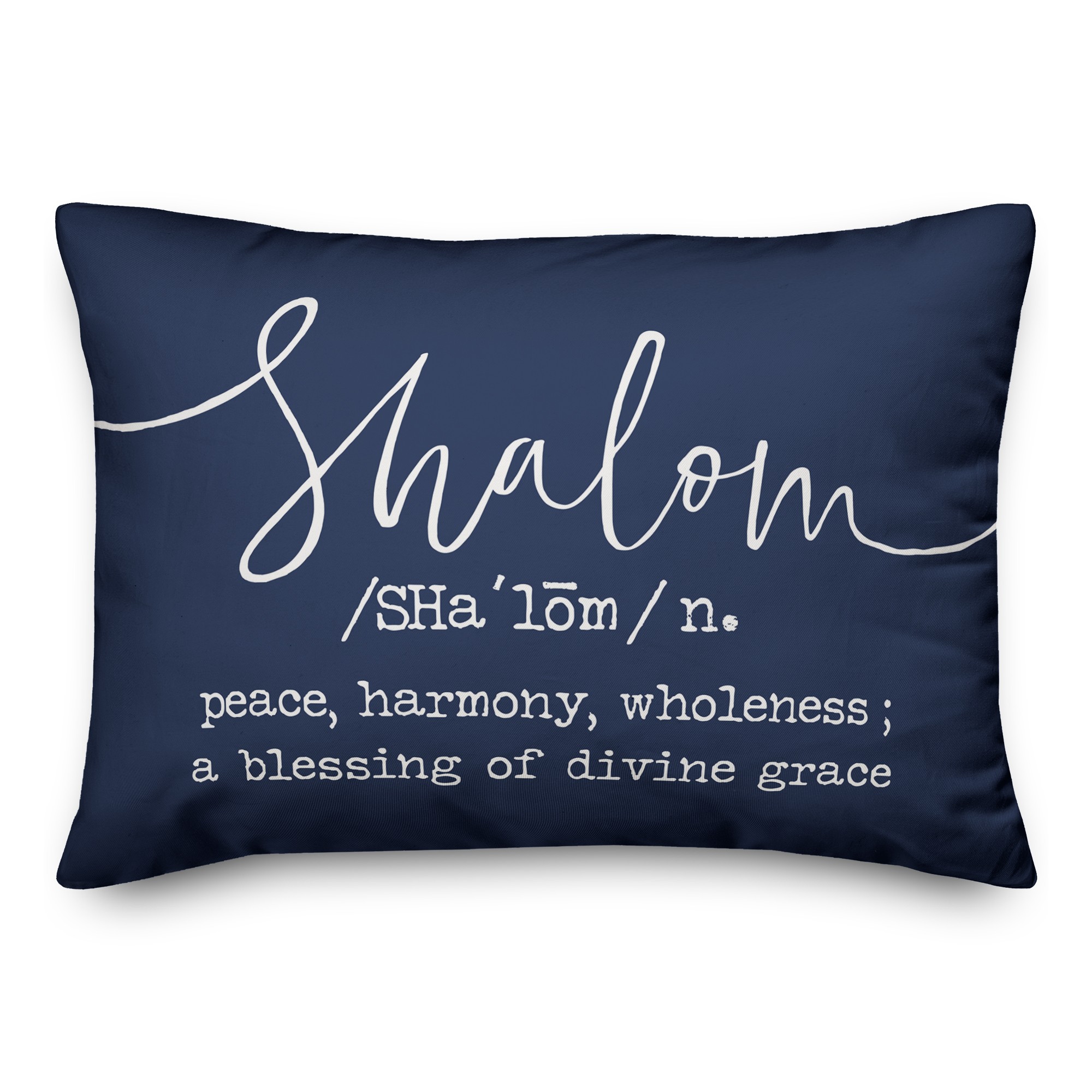 Shalom Definition Pillow