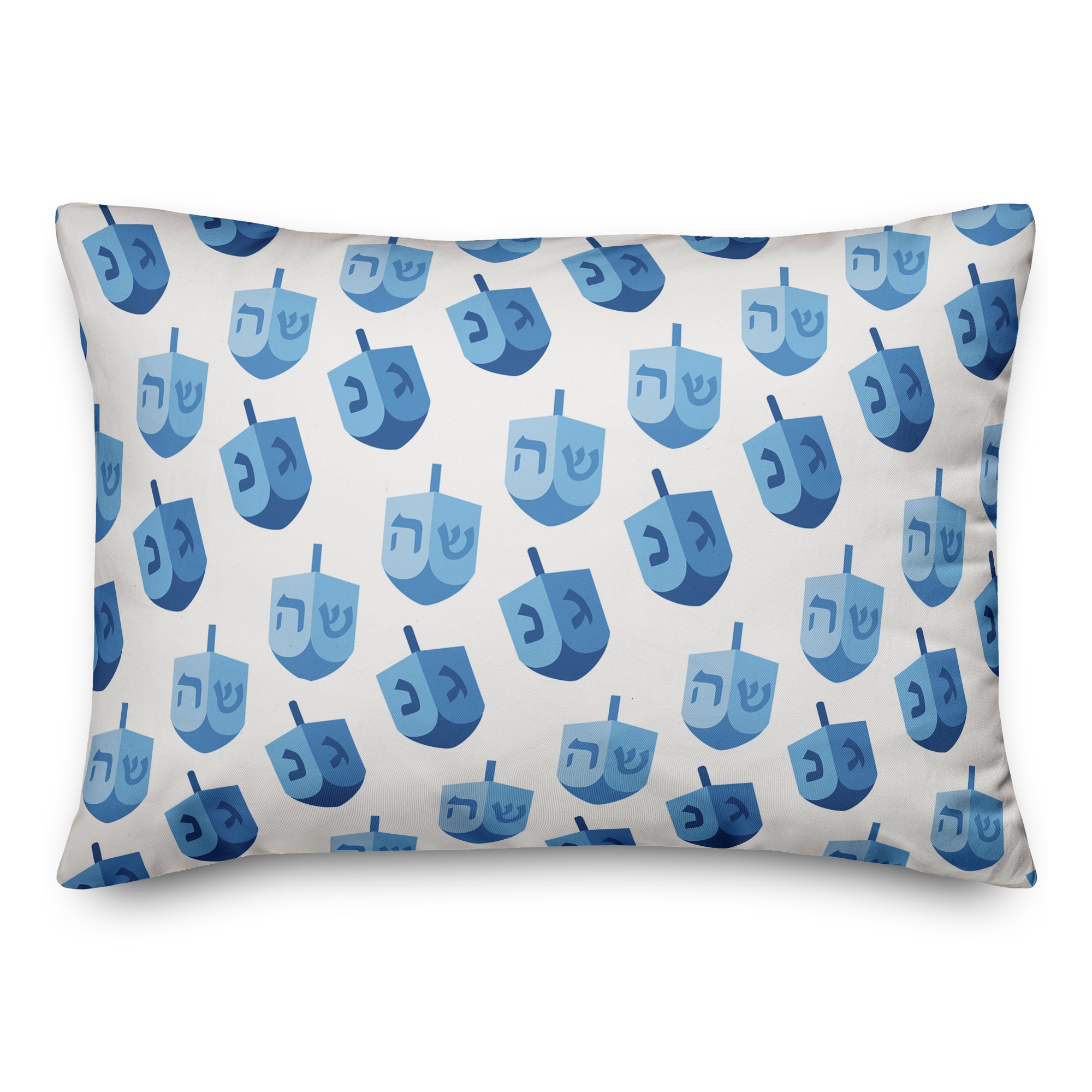 Blue Driedel Pattern Pillow