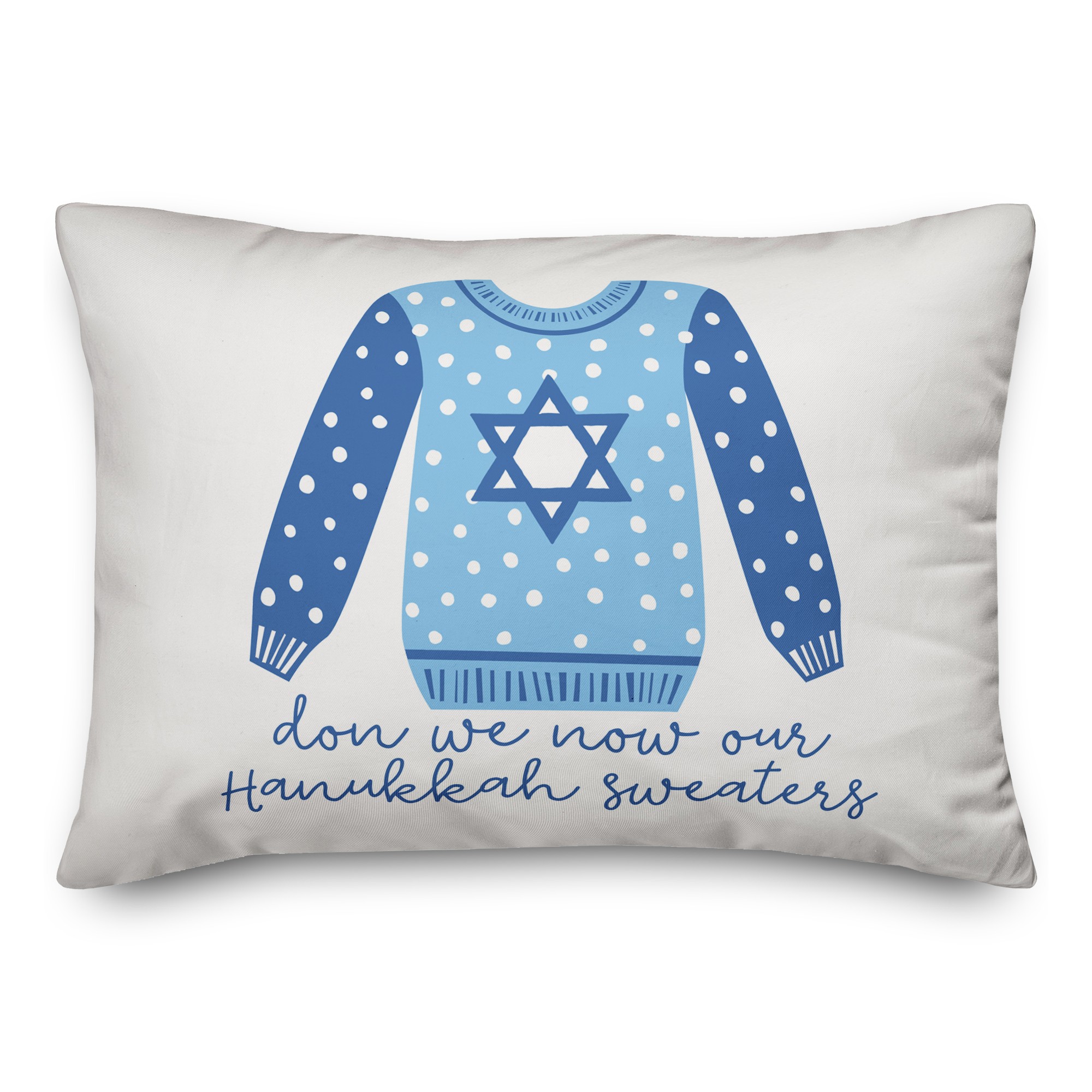 Hanukkah Sweater Pillow