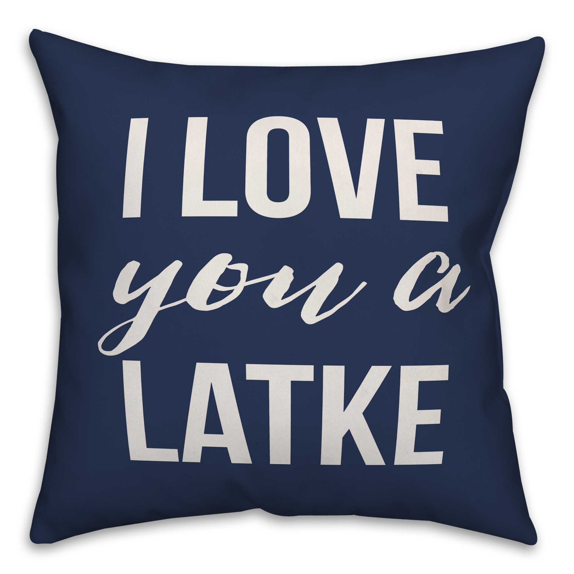 Love you a Latke Pillow