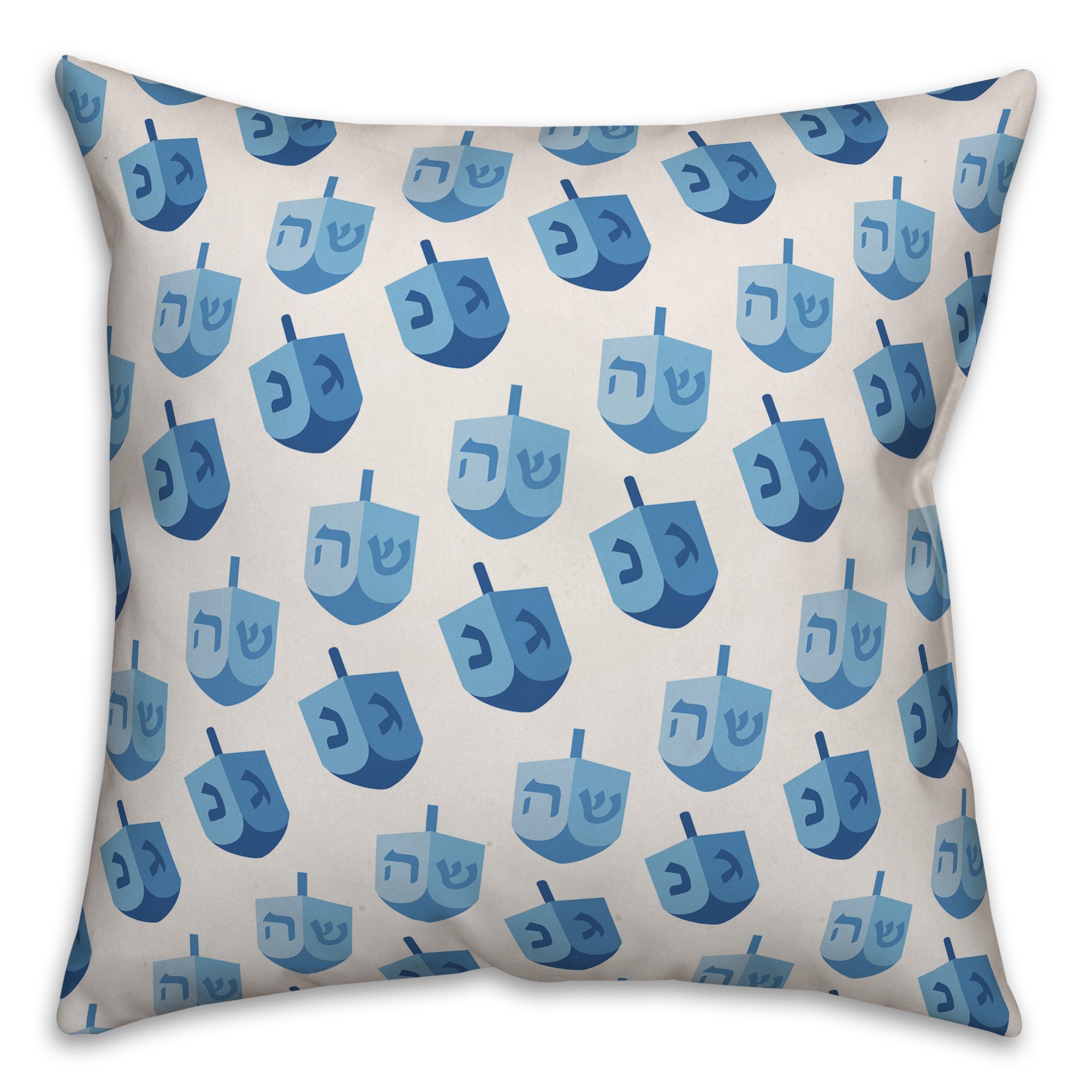 Blue Driedel Pattern Pillow