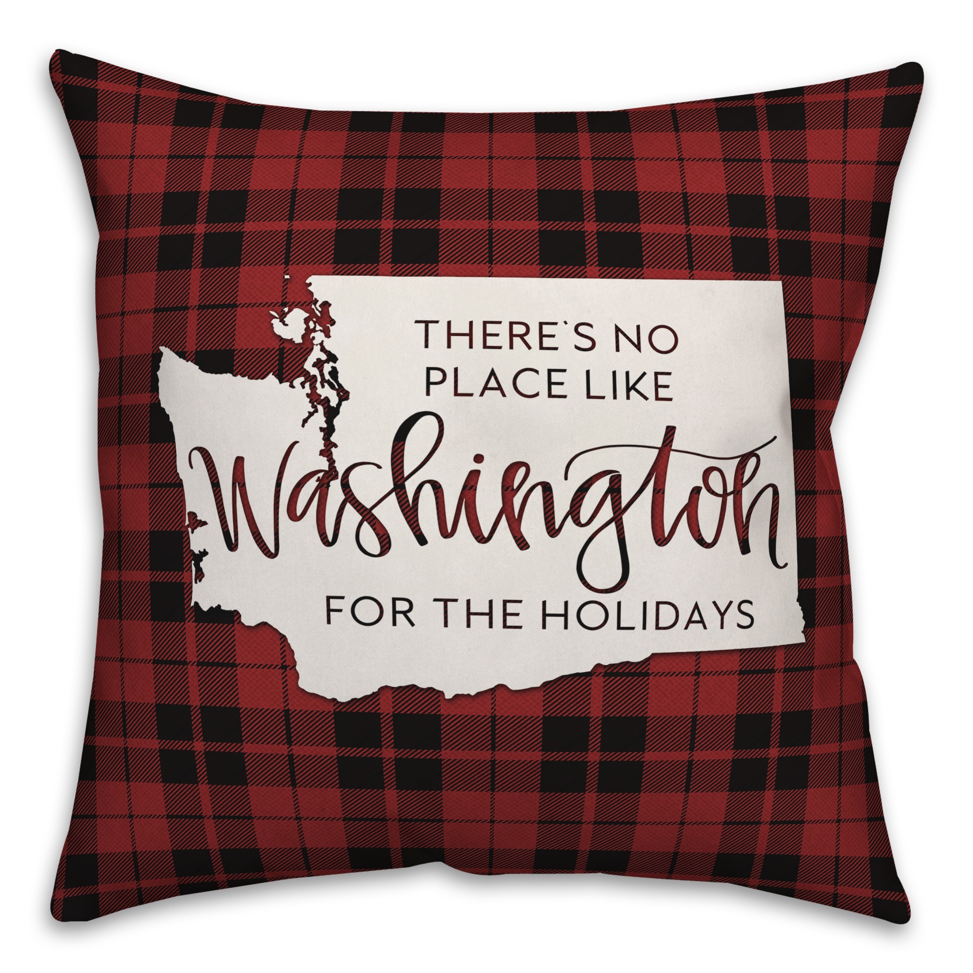 There's No Place Like Washington For the Holidays Pillow