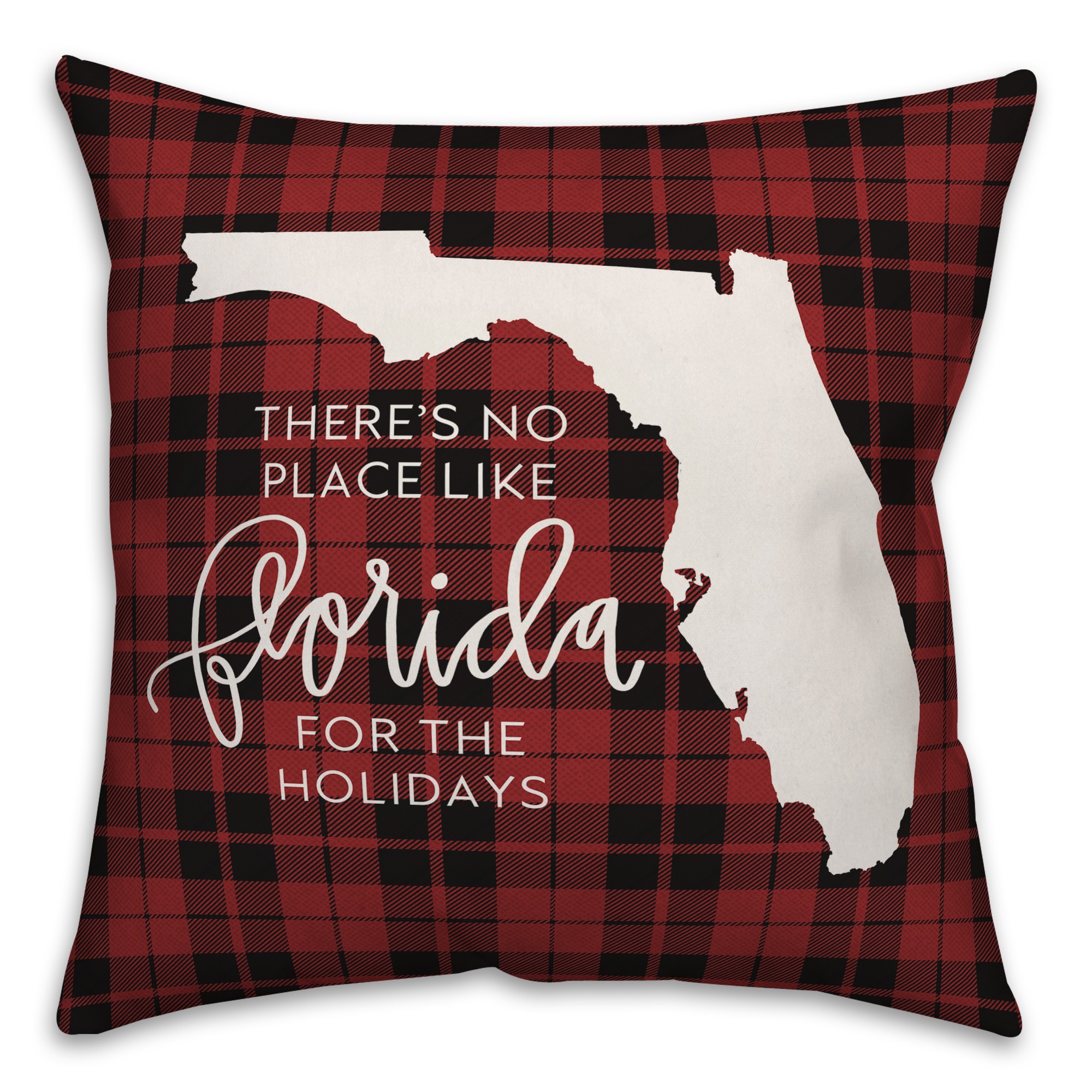 There's No Place Like Florida For the Holidays Pillow