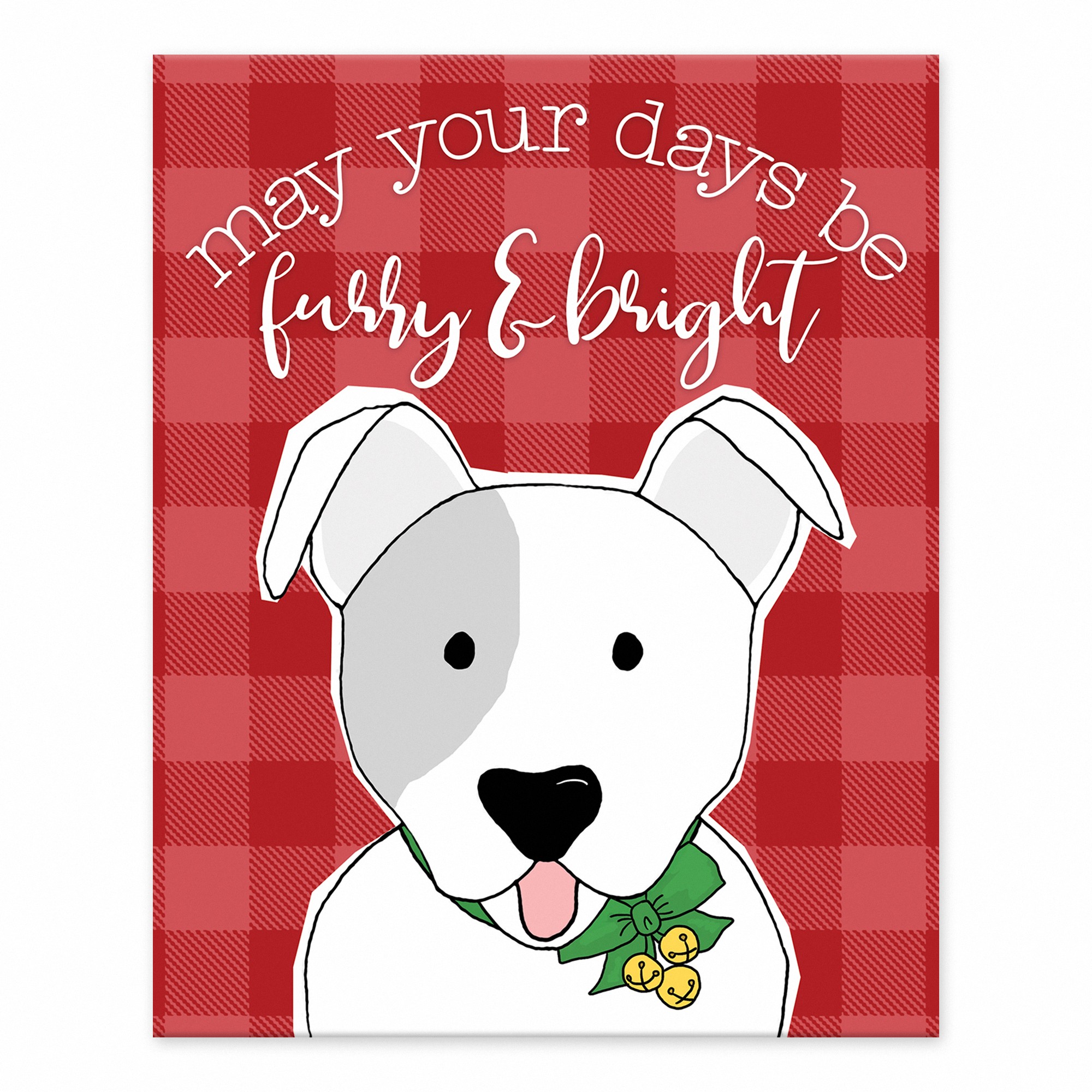 May your Days be Furry and Bright 8x10 Tabletop Canvas