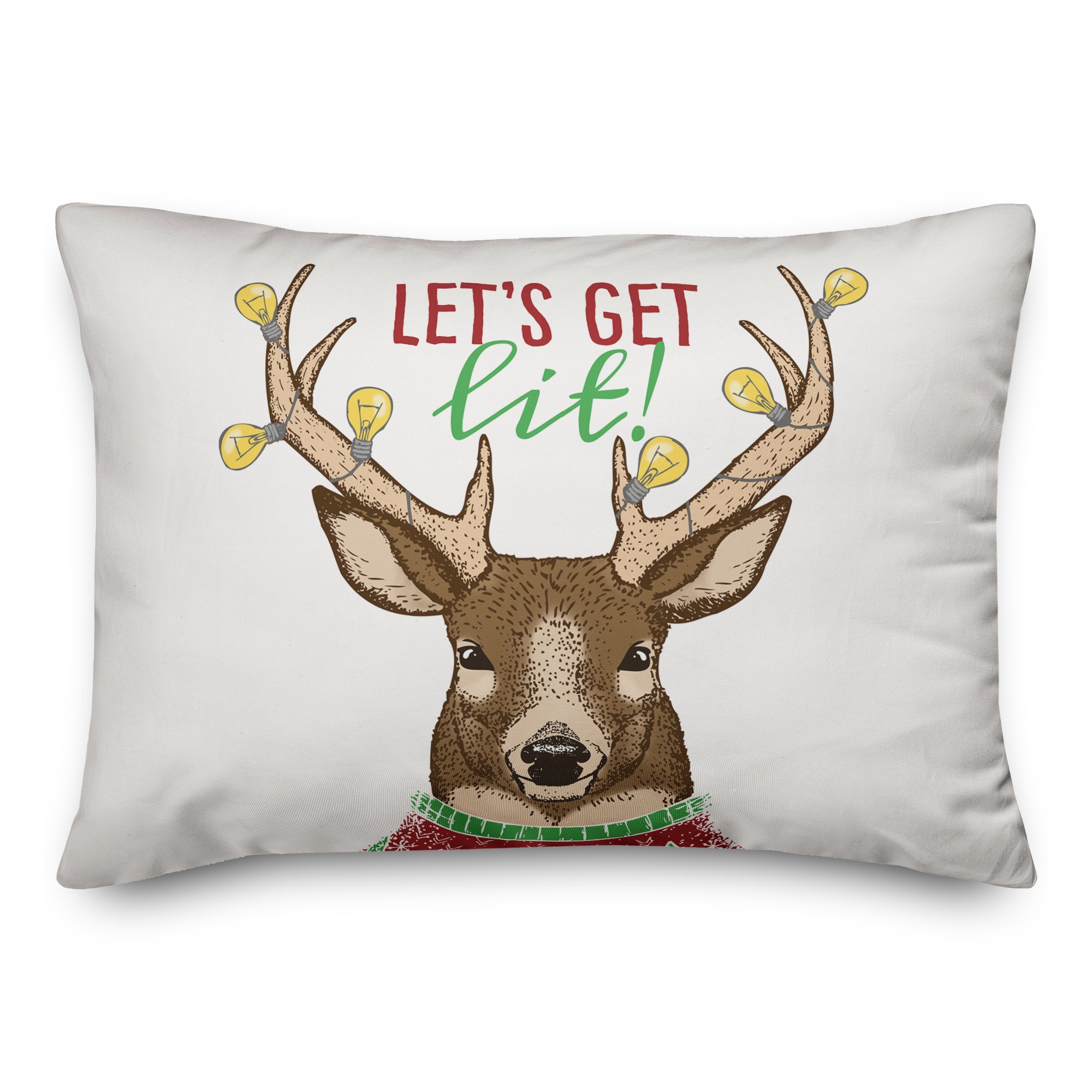 Let's Get Lit Pillow