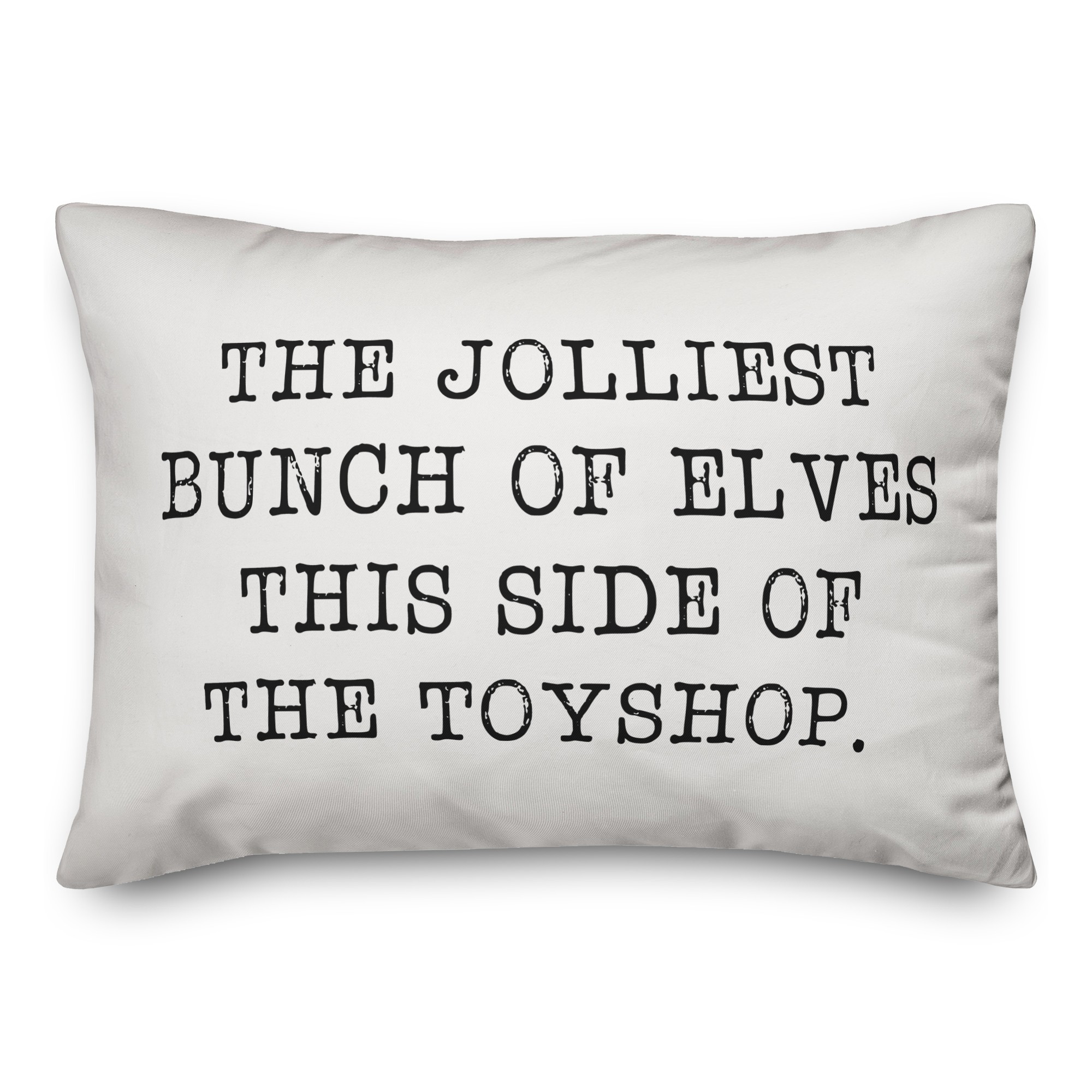 Jolliest Bunch of Elves Pillow