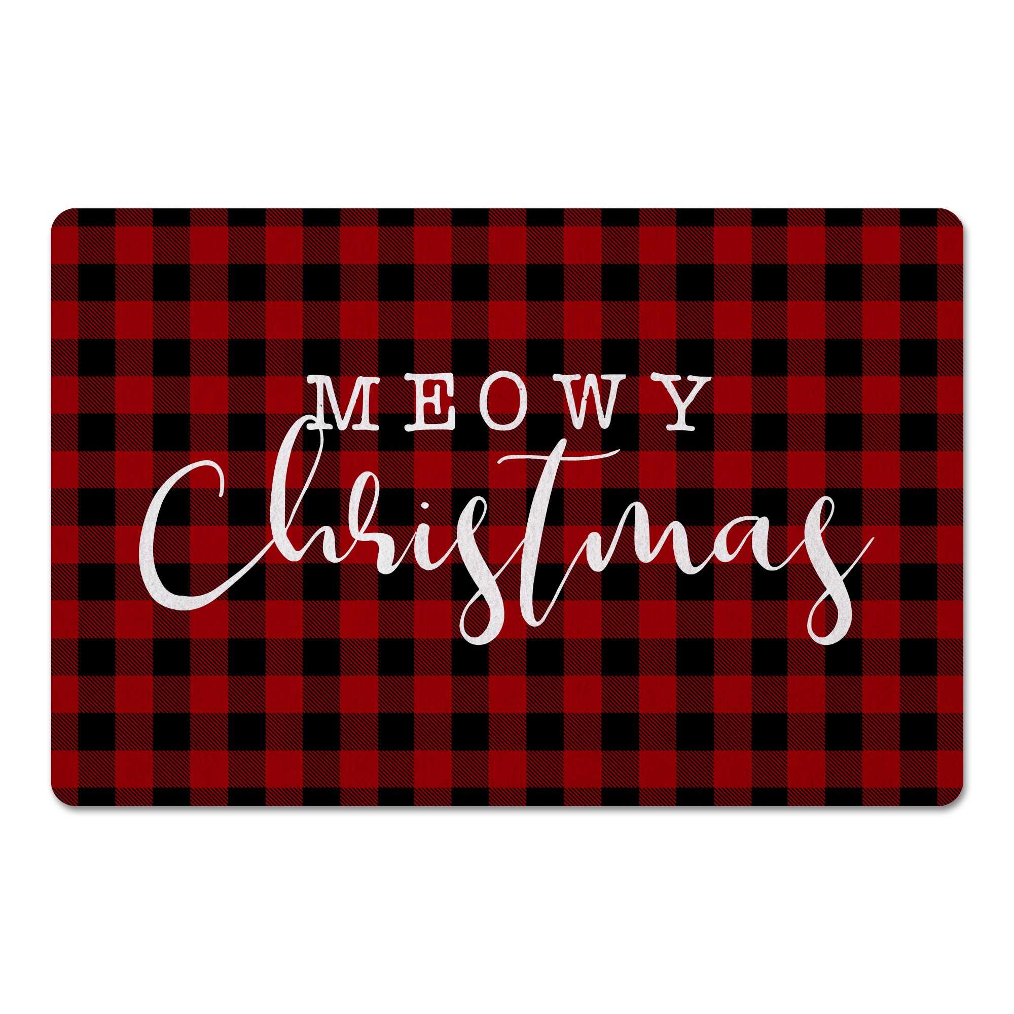 Meowy Christmas 27x18 Floor Mat