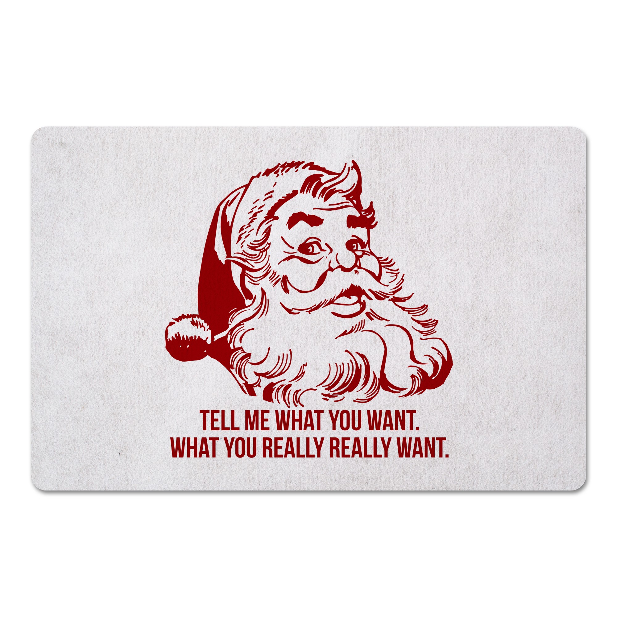 Tell Me What You Want 27x18 Floor Mat