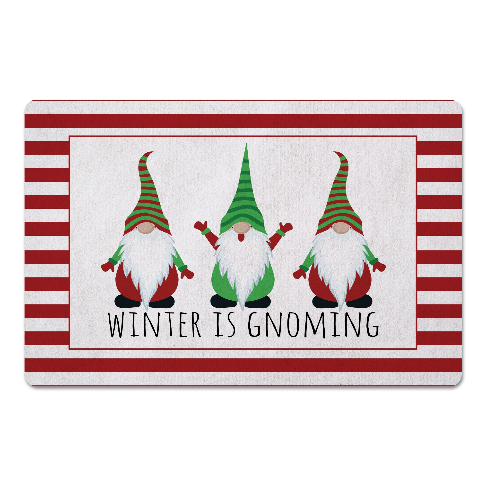 Winter is Gnoming 27x18 Floor Mat