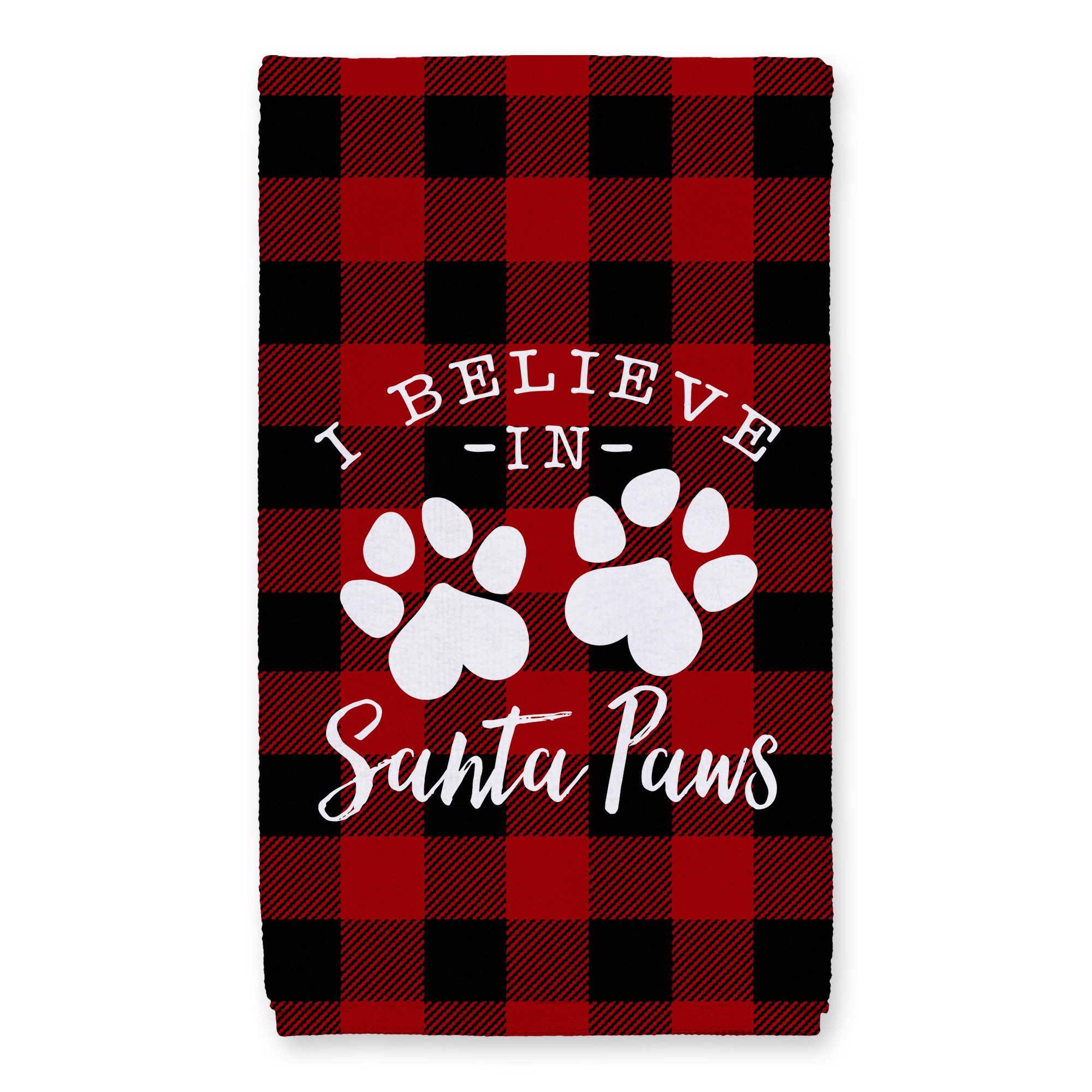 I Believe in Santa Paws 16x25 Towel
