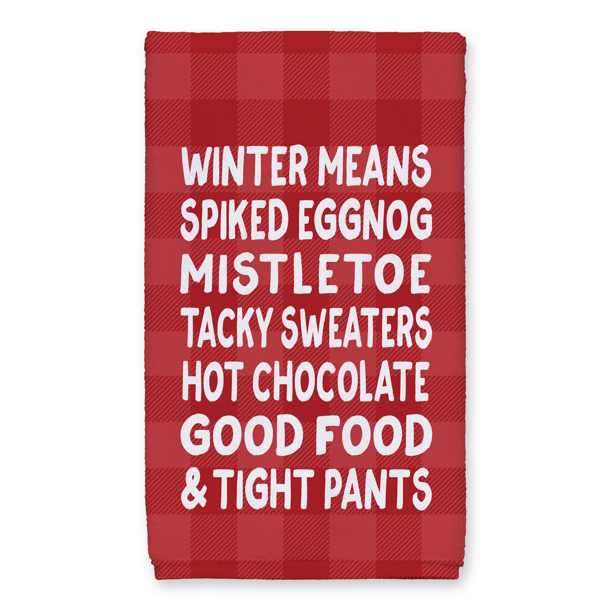 Winter Words 16x25 Towel