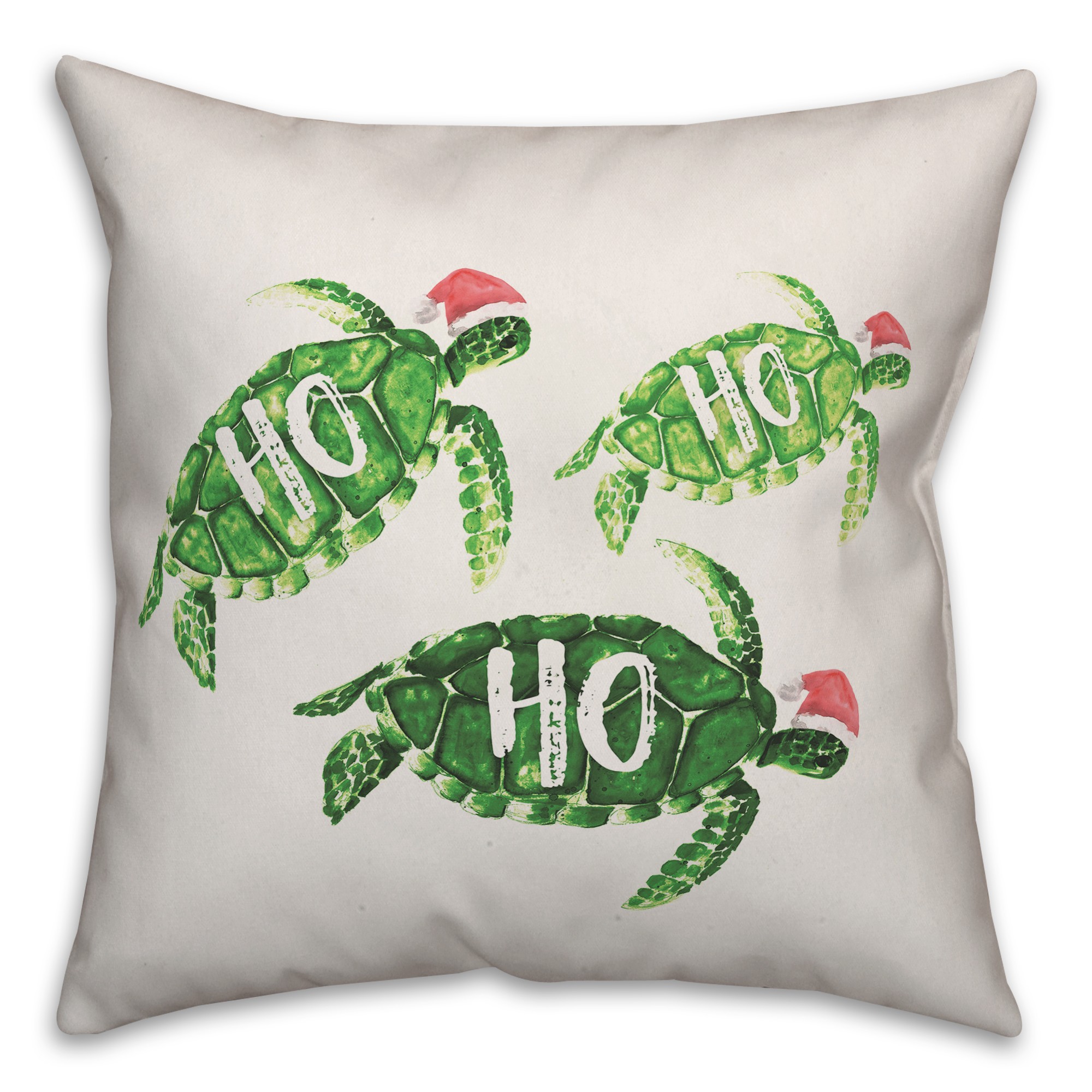 Ho Ho Ho Sea Turtles Pillow
