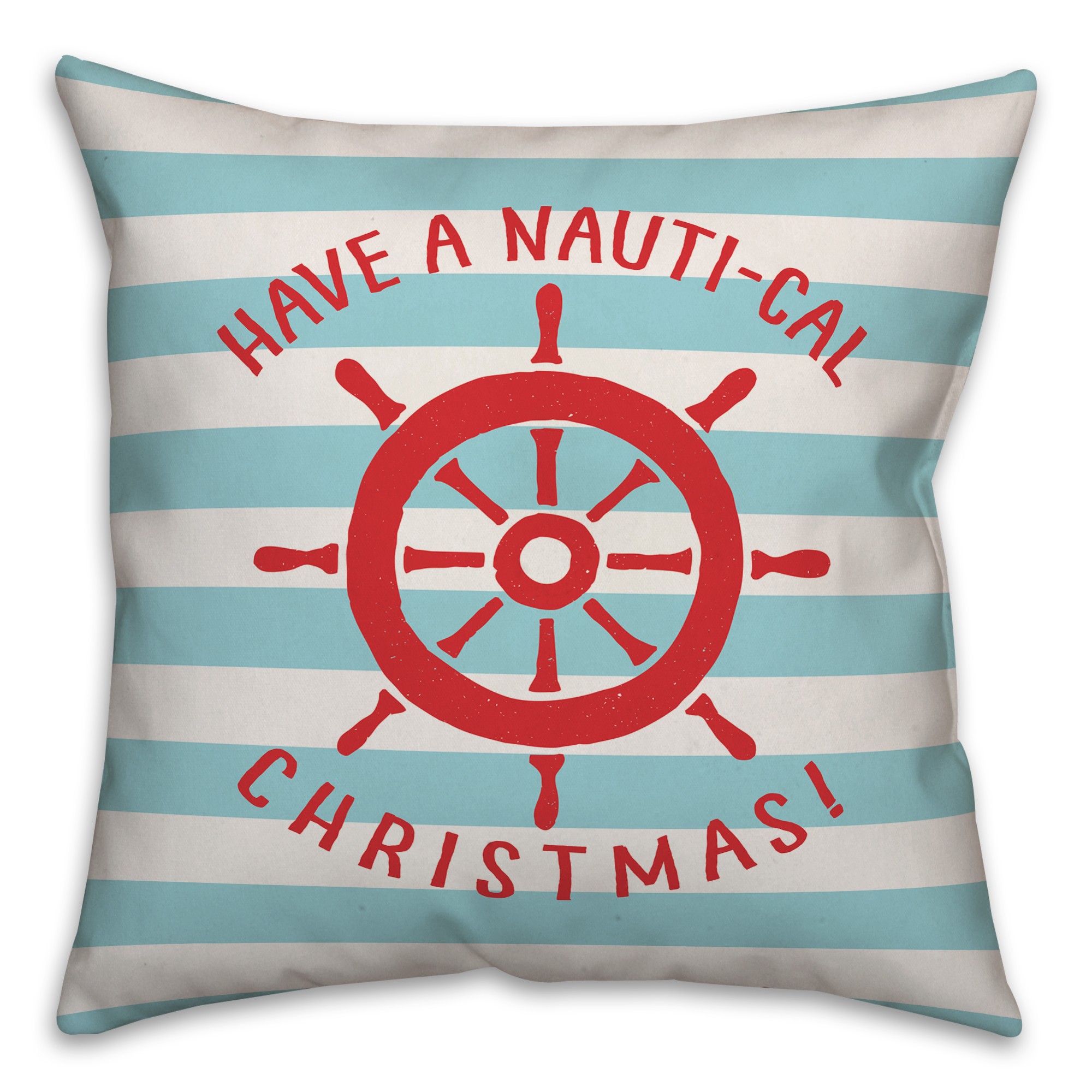Nautical Christmas Pillow